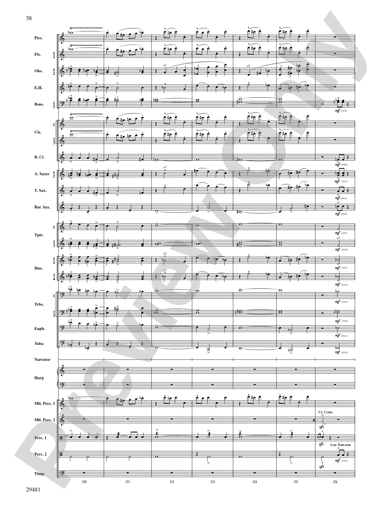 Casey at the Bat: Concert Band Conductor Score & Parts