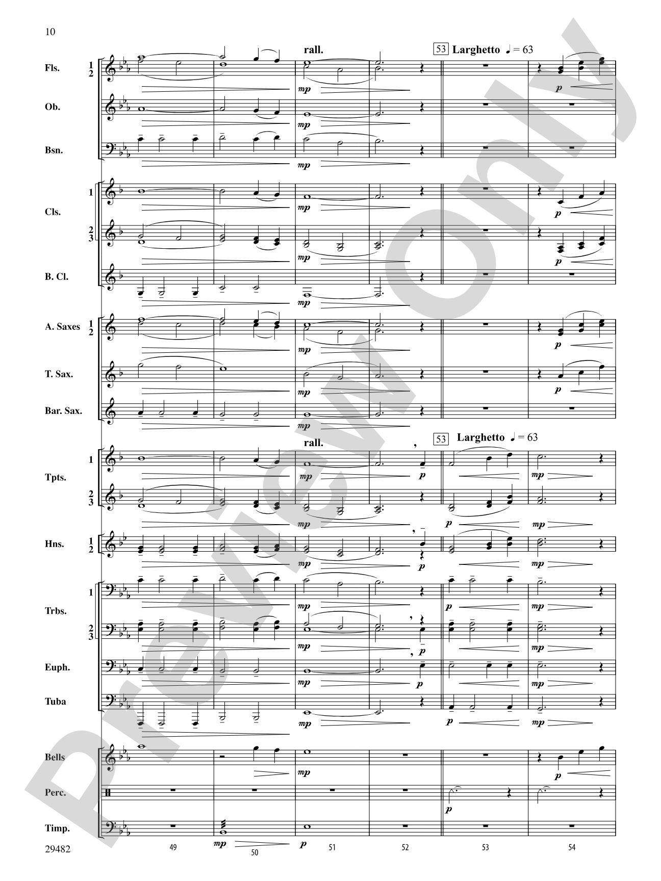 Evensong: Score