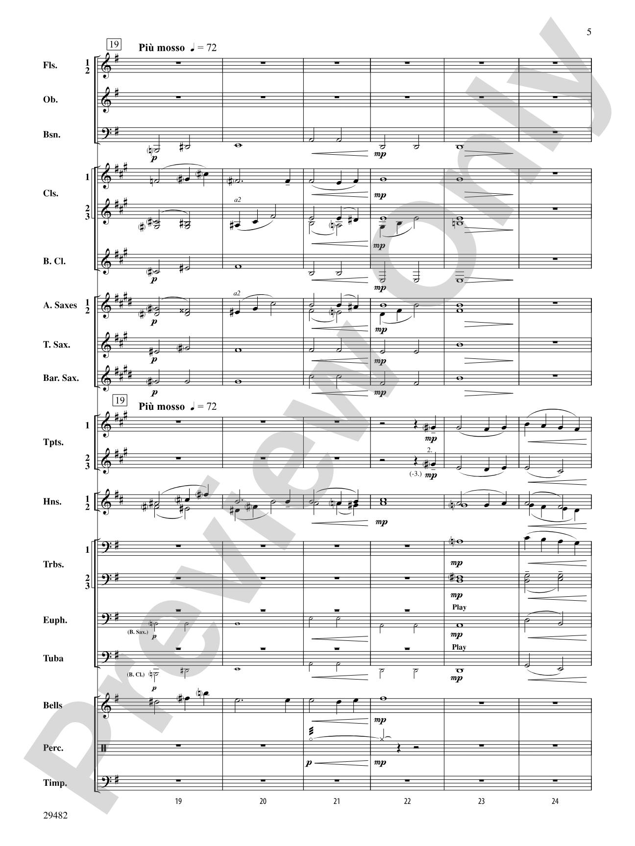 Evensong: Score