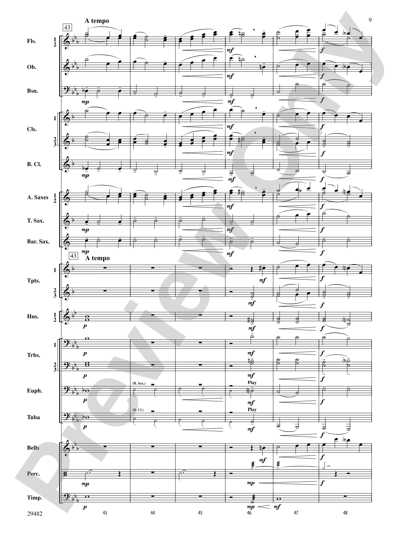 Evensong: Score