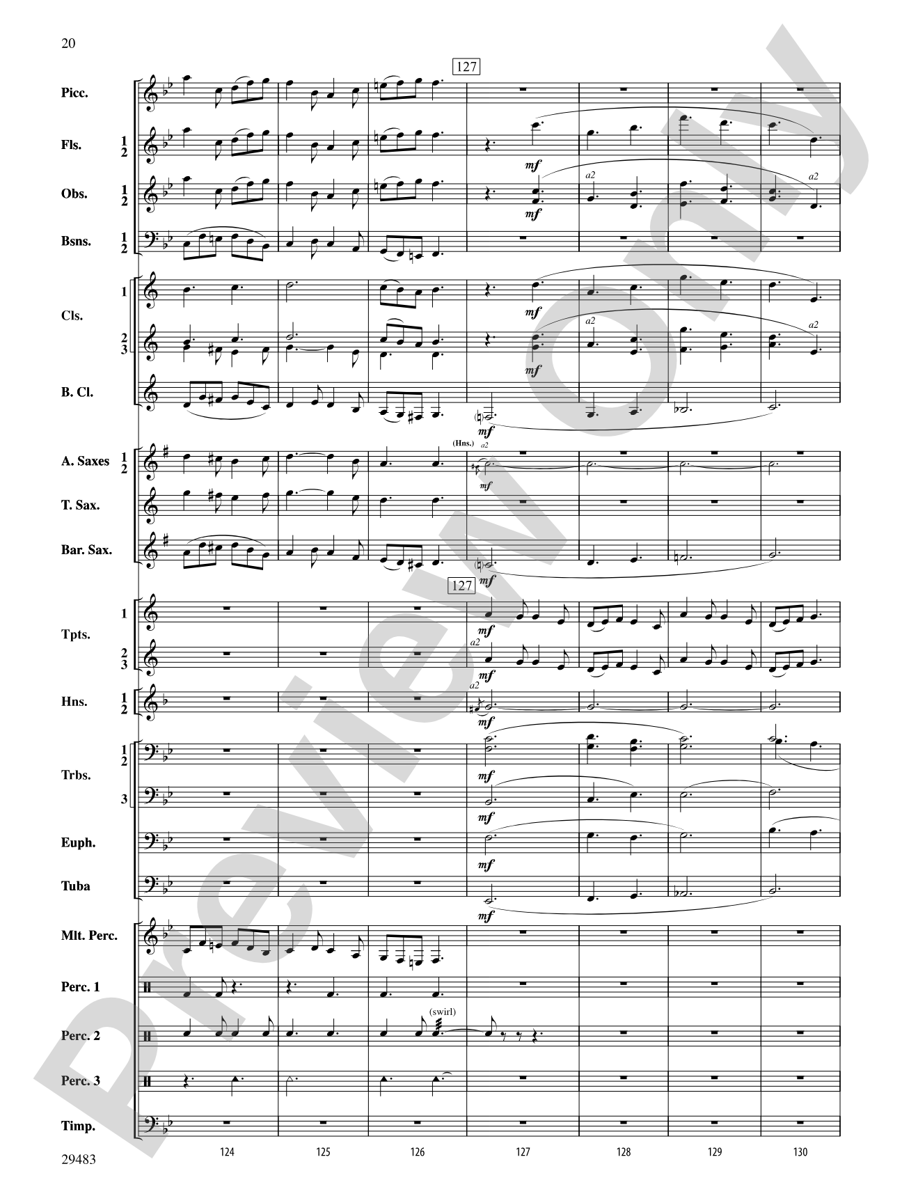 J.S. Jig: Concert Band Conductor Score & Parts