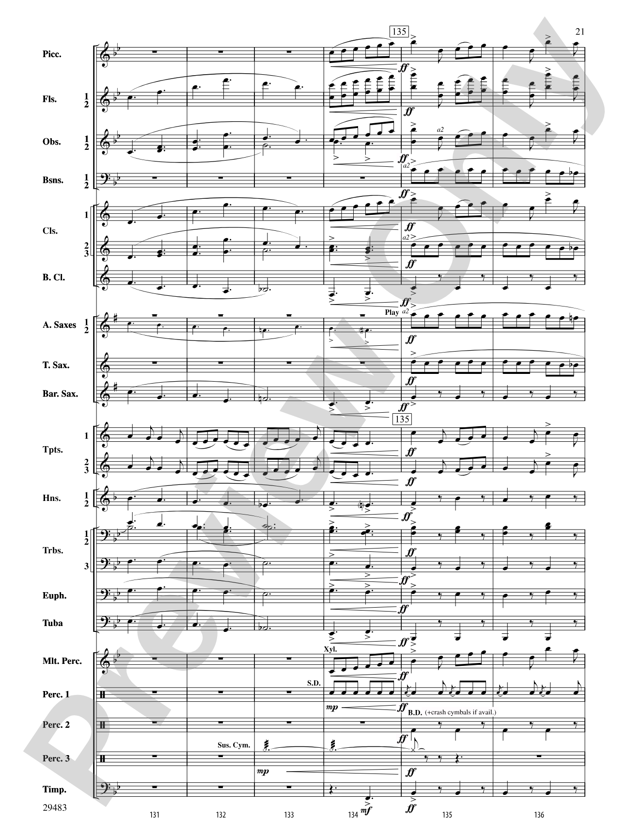 J.S. Jig: Concert Band Conductor Score & Parts