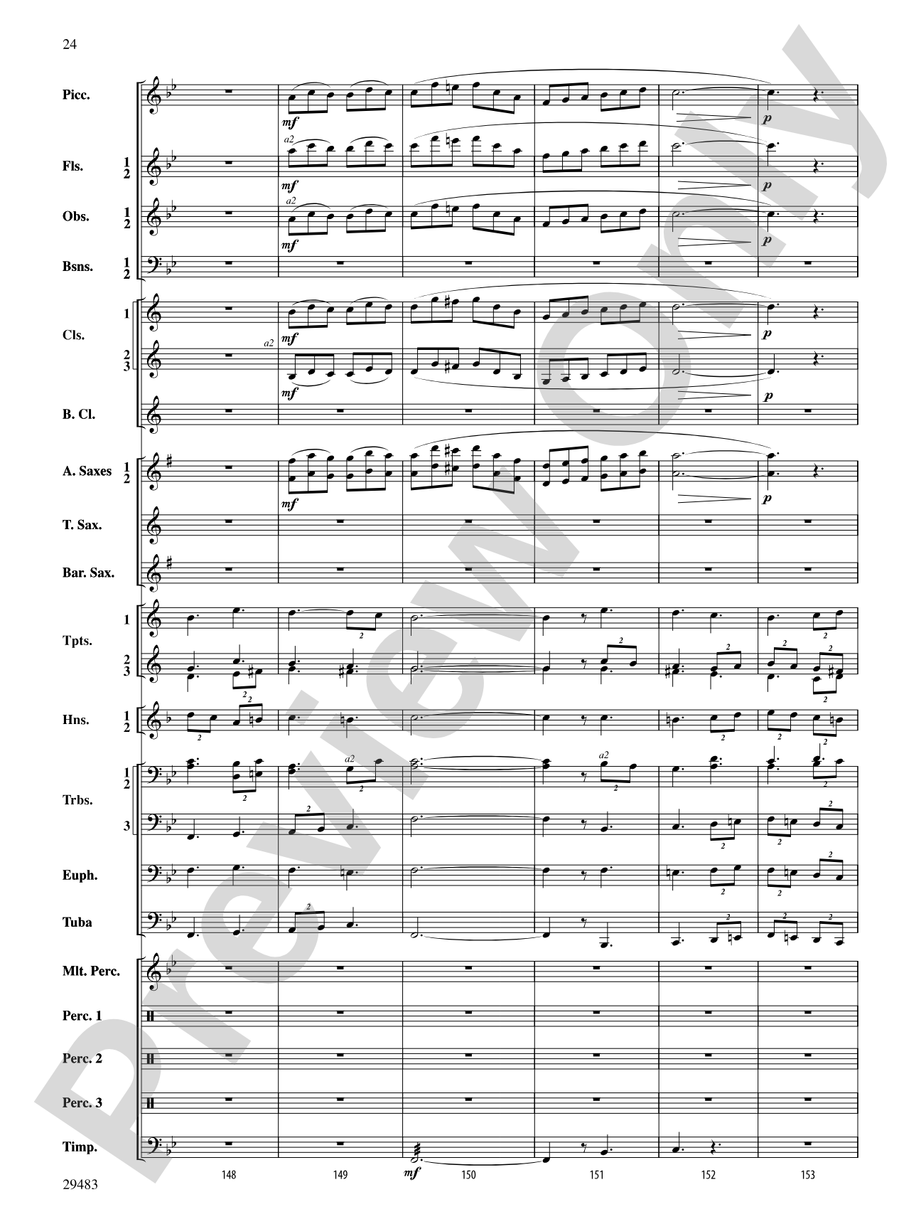J.S. Jig: Concert Band Conductor Score & Parts