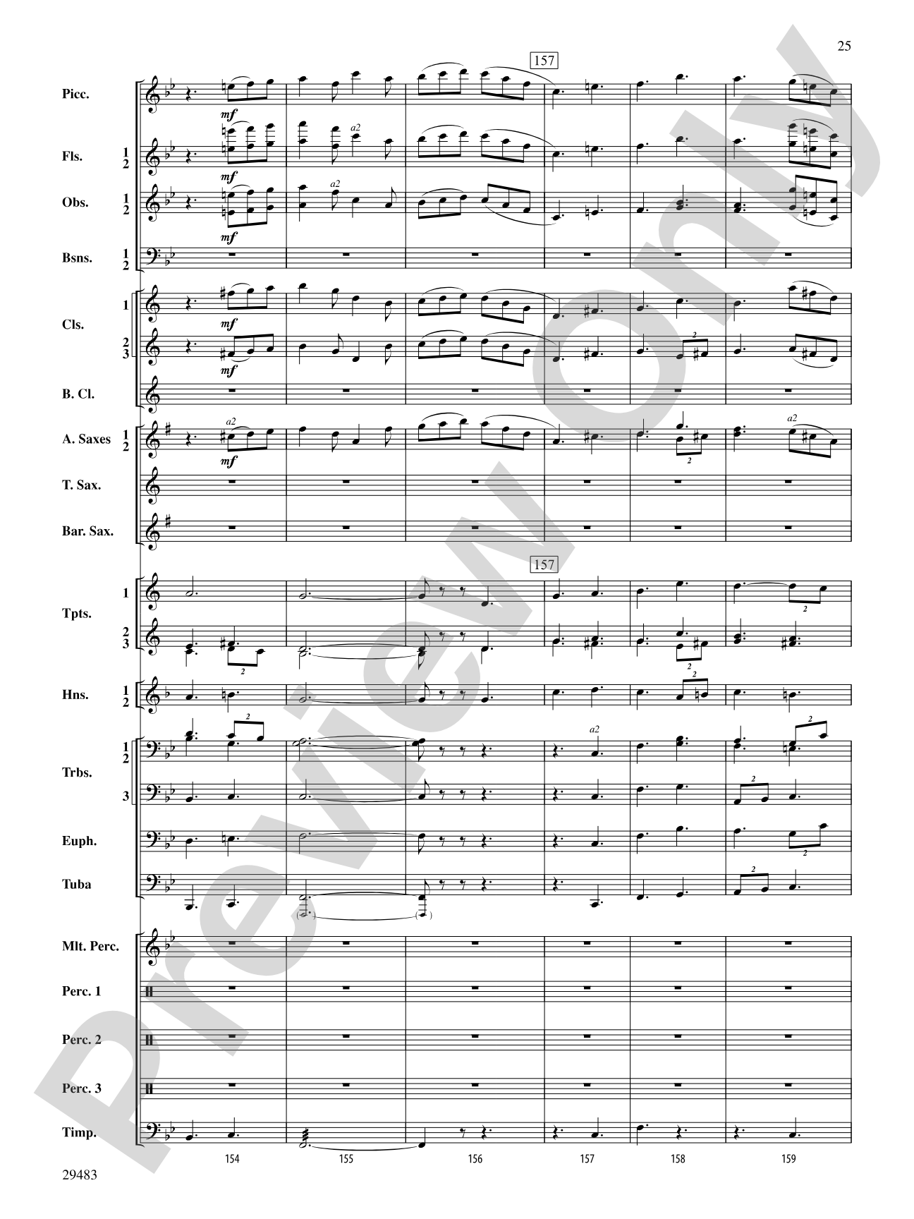 J.S. Jig: Concert Band Conductor Score & Parts