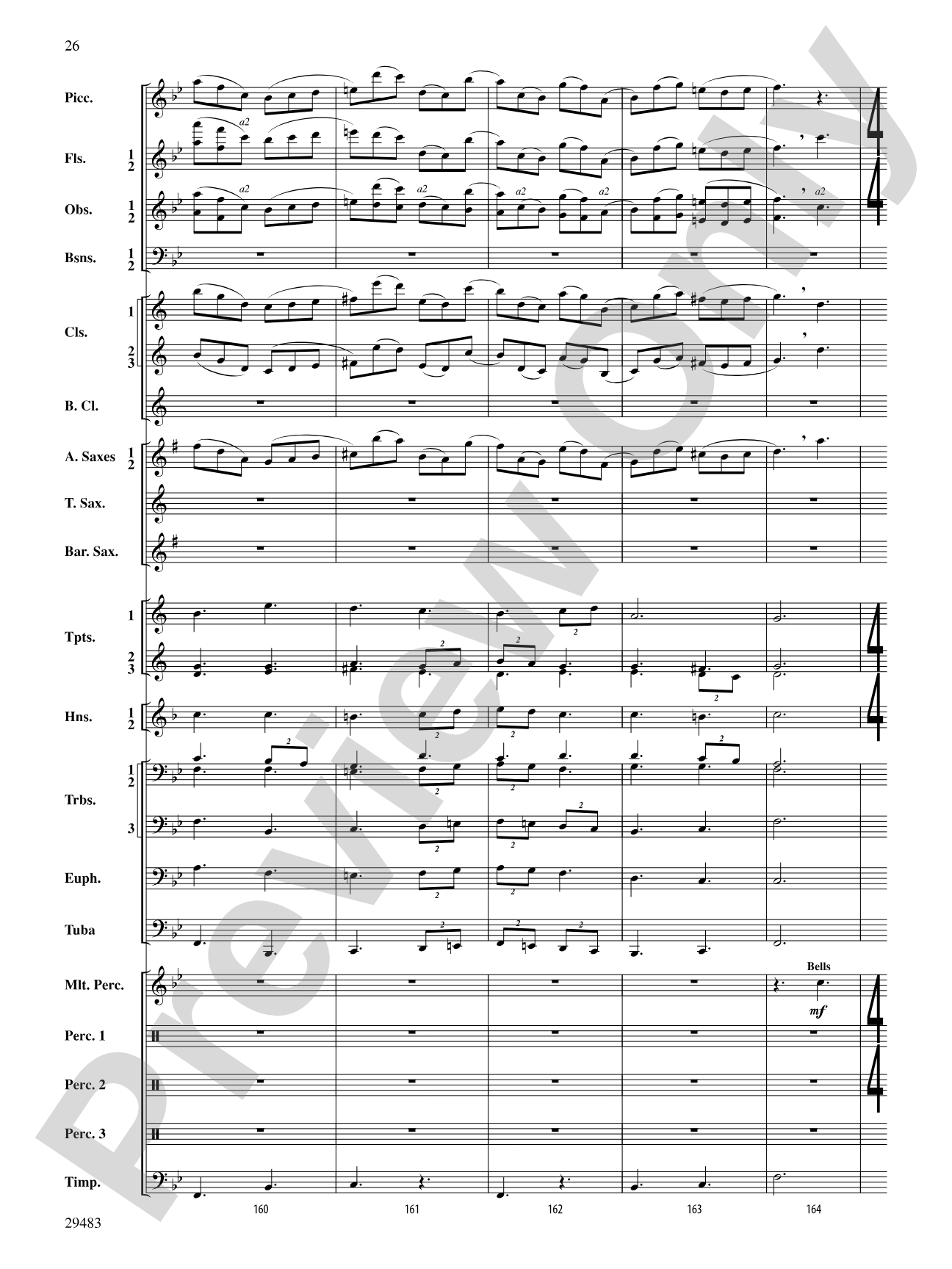 J.S. Jig: Concert Band Conductor Score & Parts
