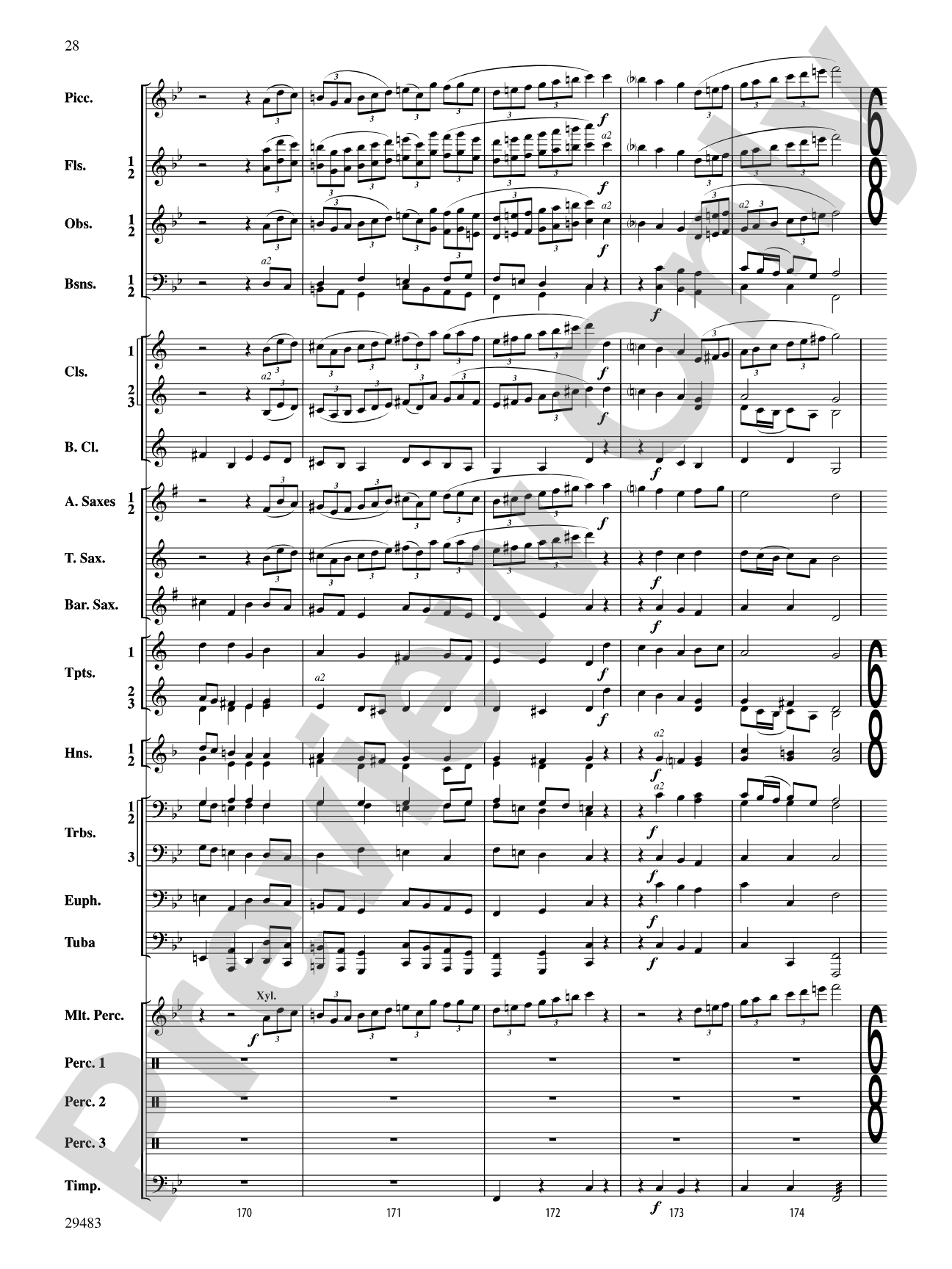 J.S. Jig: Concert Band Conductor Score & Parts