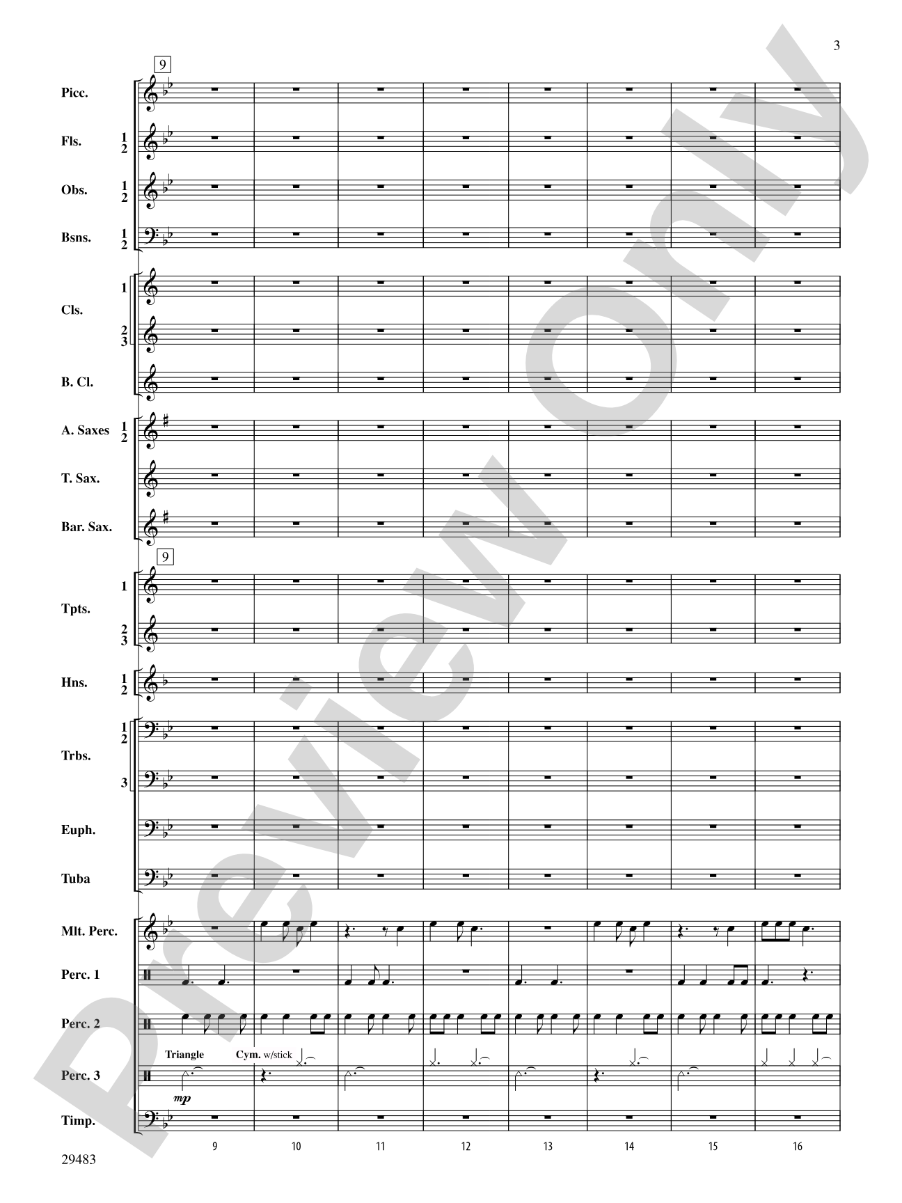 J.S. Jig: Concert Band Conductor Score & Parts