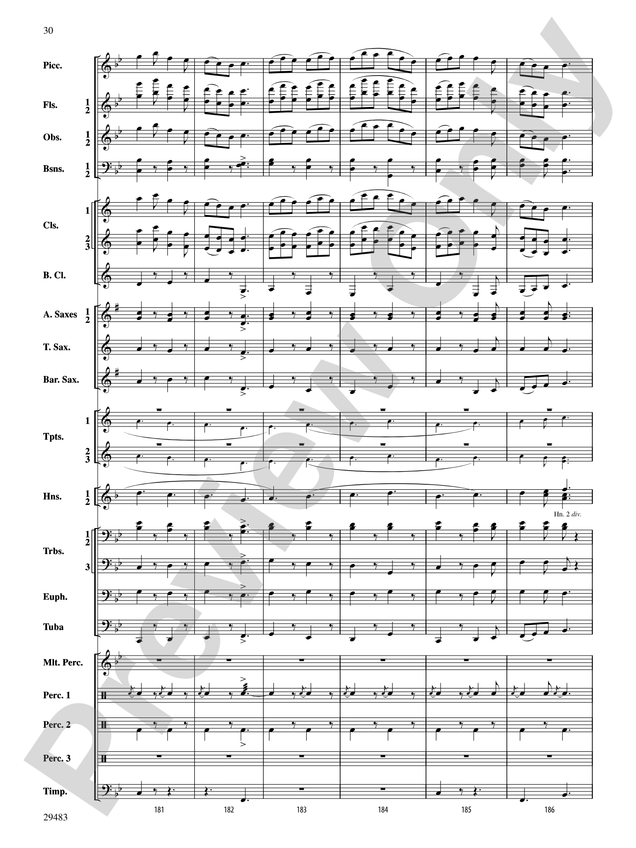 J.S. Jig: Concert Band Conductor Score & Parts