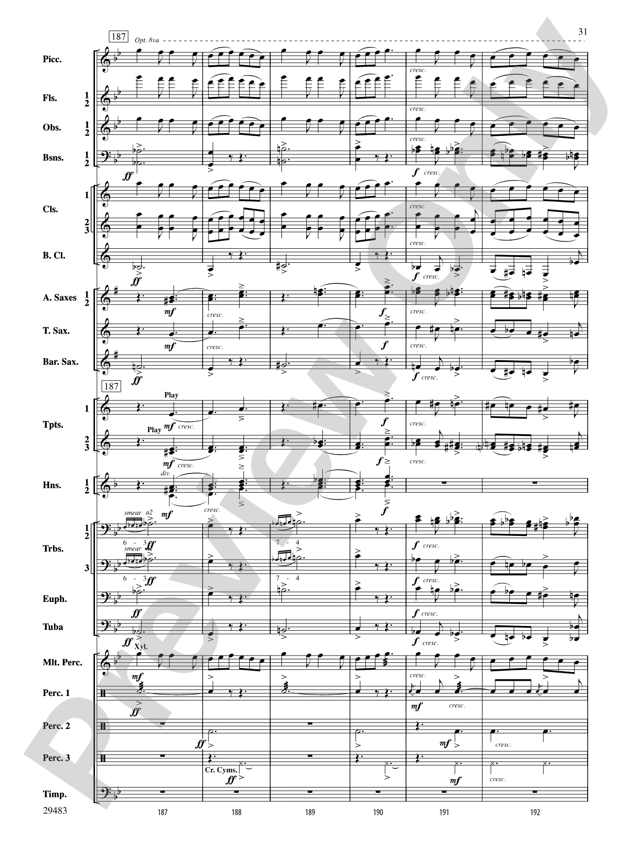 J.S. Jig: Concert Band Conductor Score & Parts