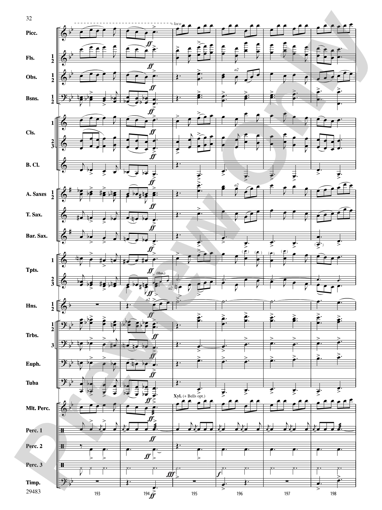 J.S. Jig: Concert Band Conductor Score & Parts