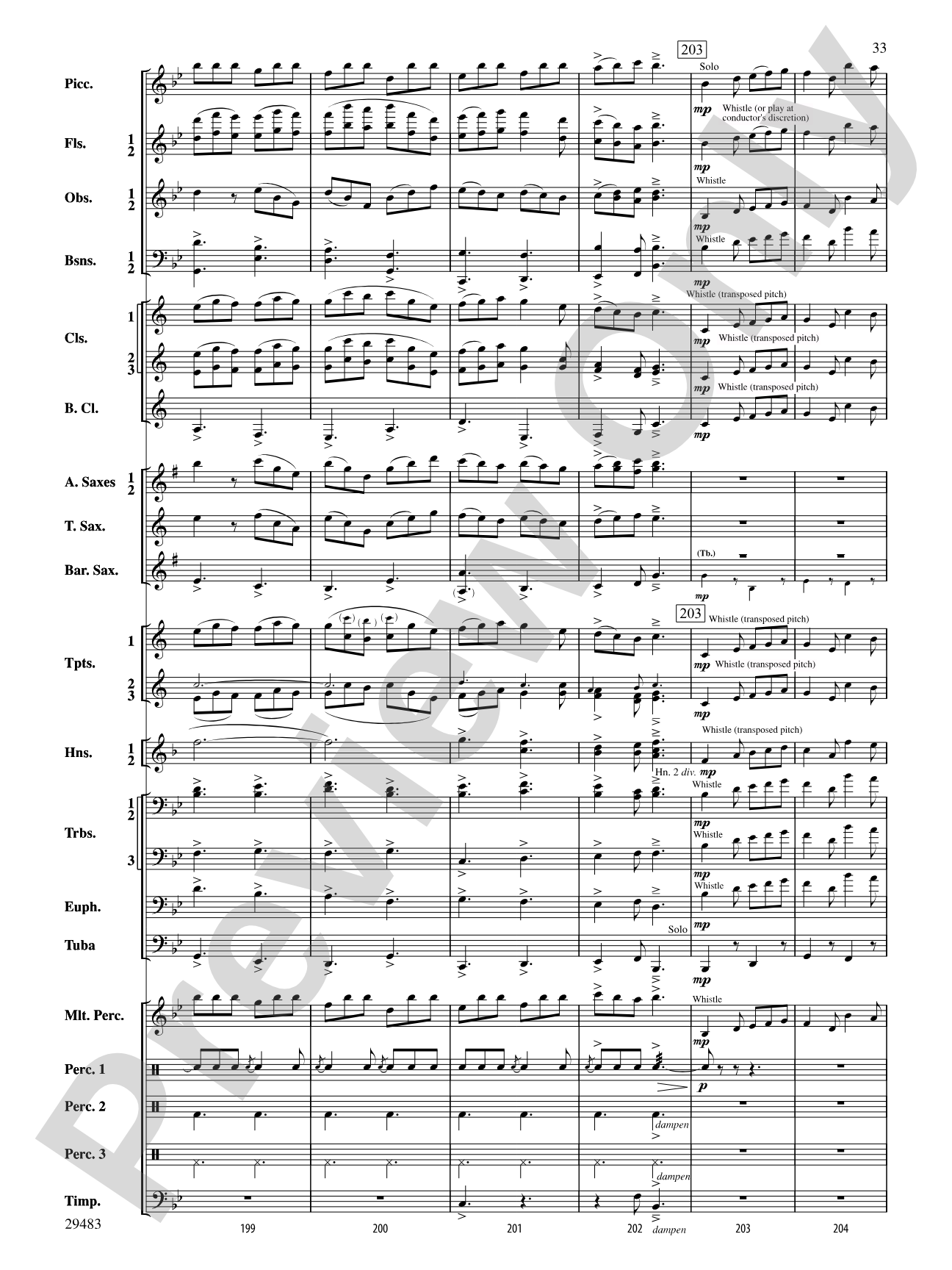 J.S. Jig: Concert Band Conductor Score & Parts