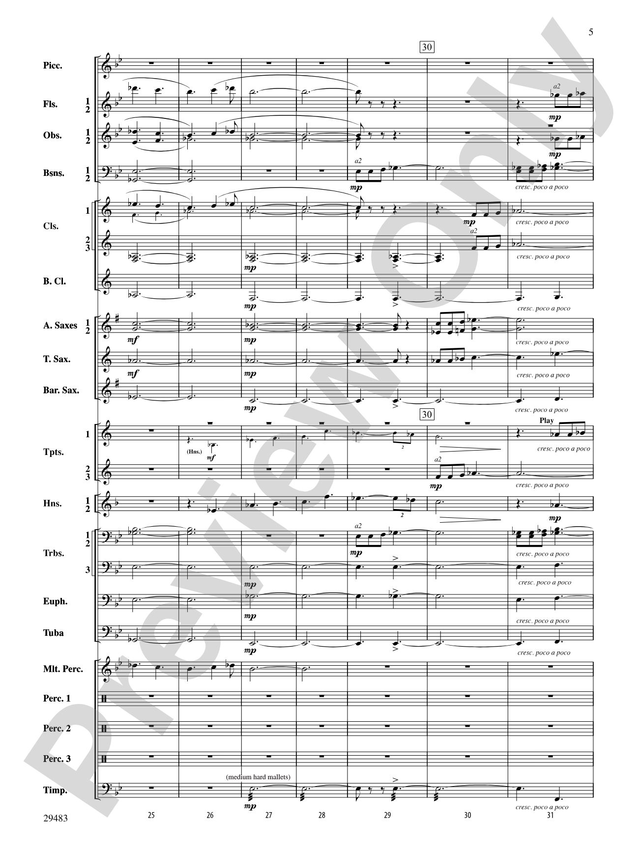 J.S. Jig: Concert Band Conductor Score & Parts
