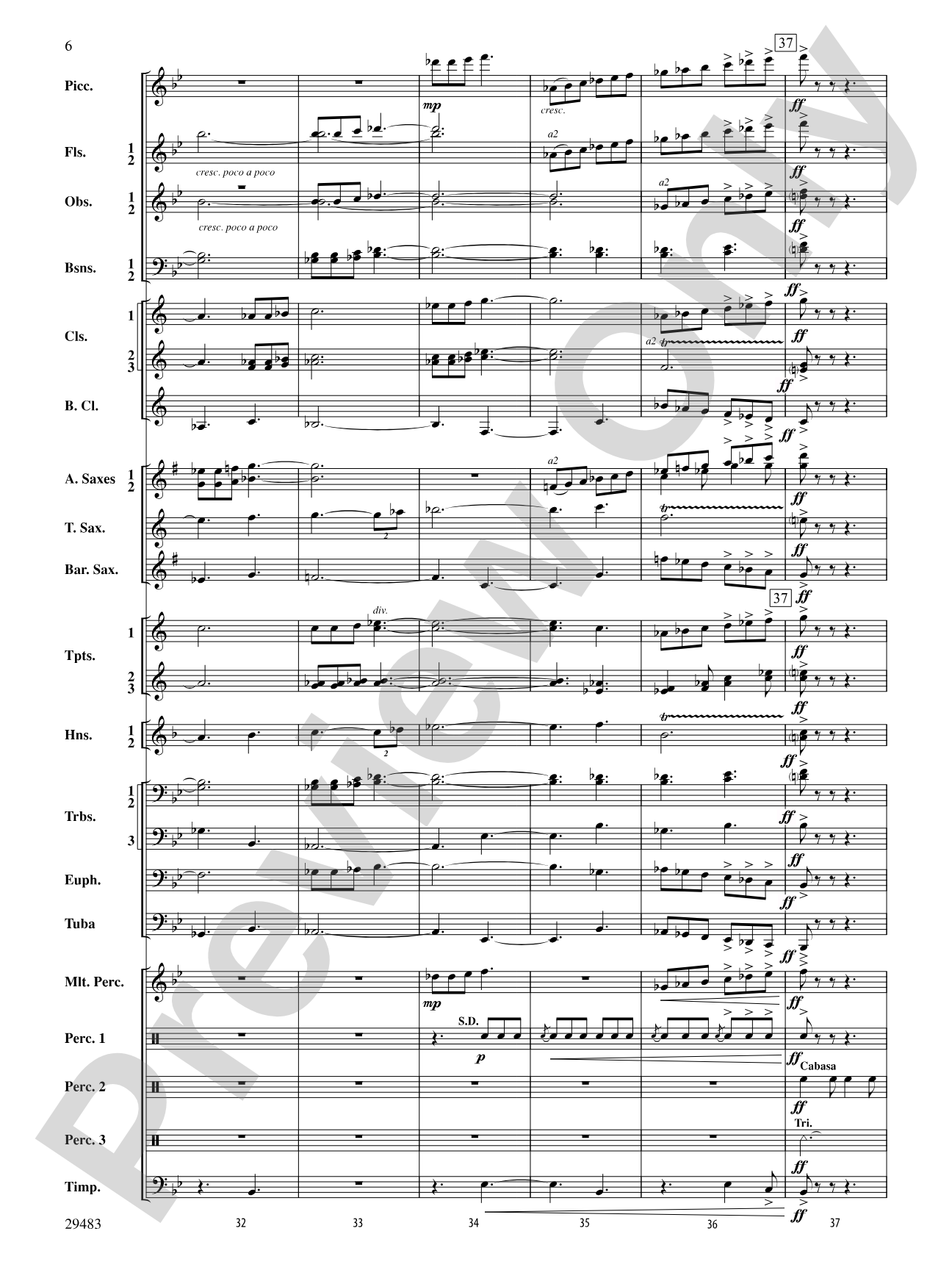 J.S. Jig: Concert Band Conductor Score & Parts