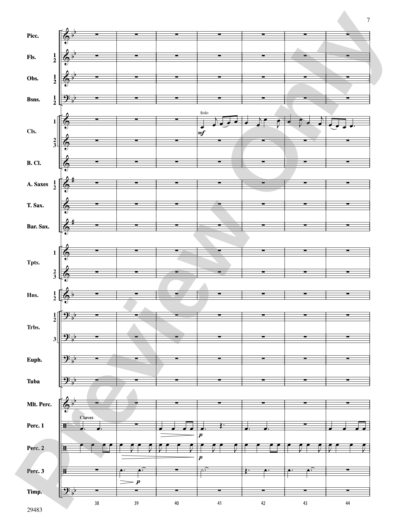 J.S. Jig: Concert Band Conductor Score & Parts
