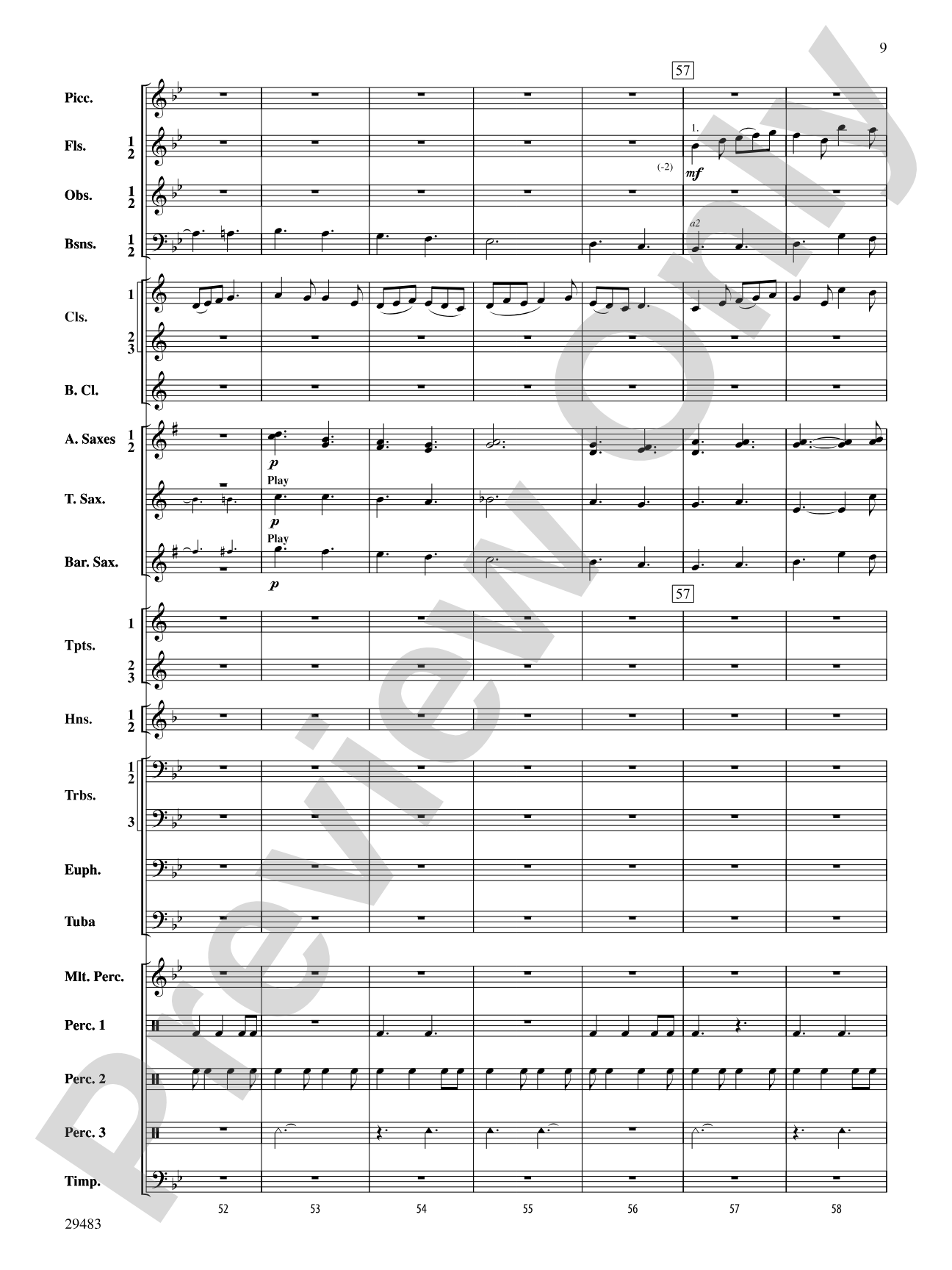 J.S. Jig: Concert Band Conductor Score & Parts
