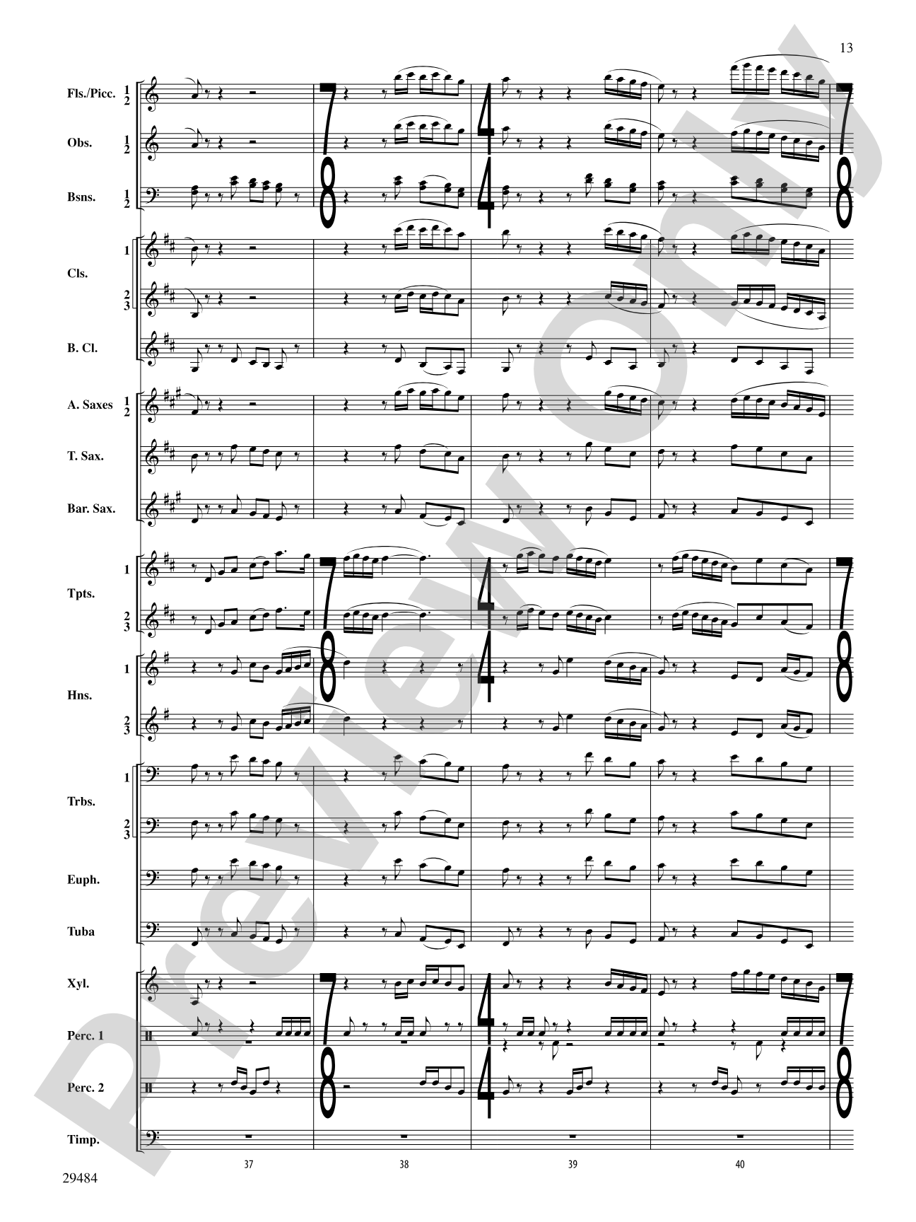 Spirit of Flight: Concert Band Conductor Score & Parts