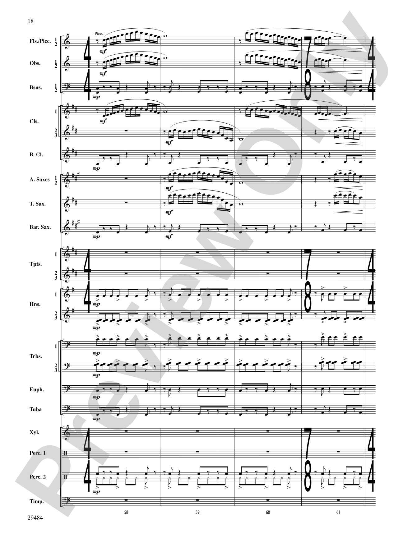 Spirit of Flight: Concert Band Conductor Score & Parts