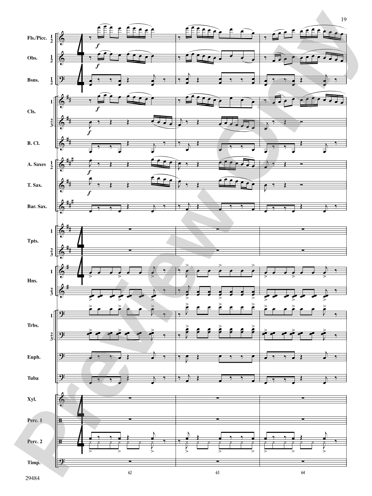 Spirit of Flight: Concert Band Conductor Score & Parts