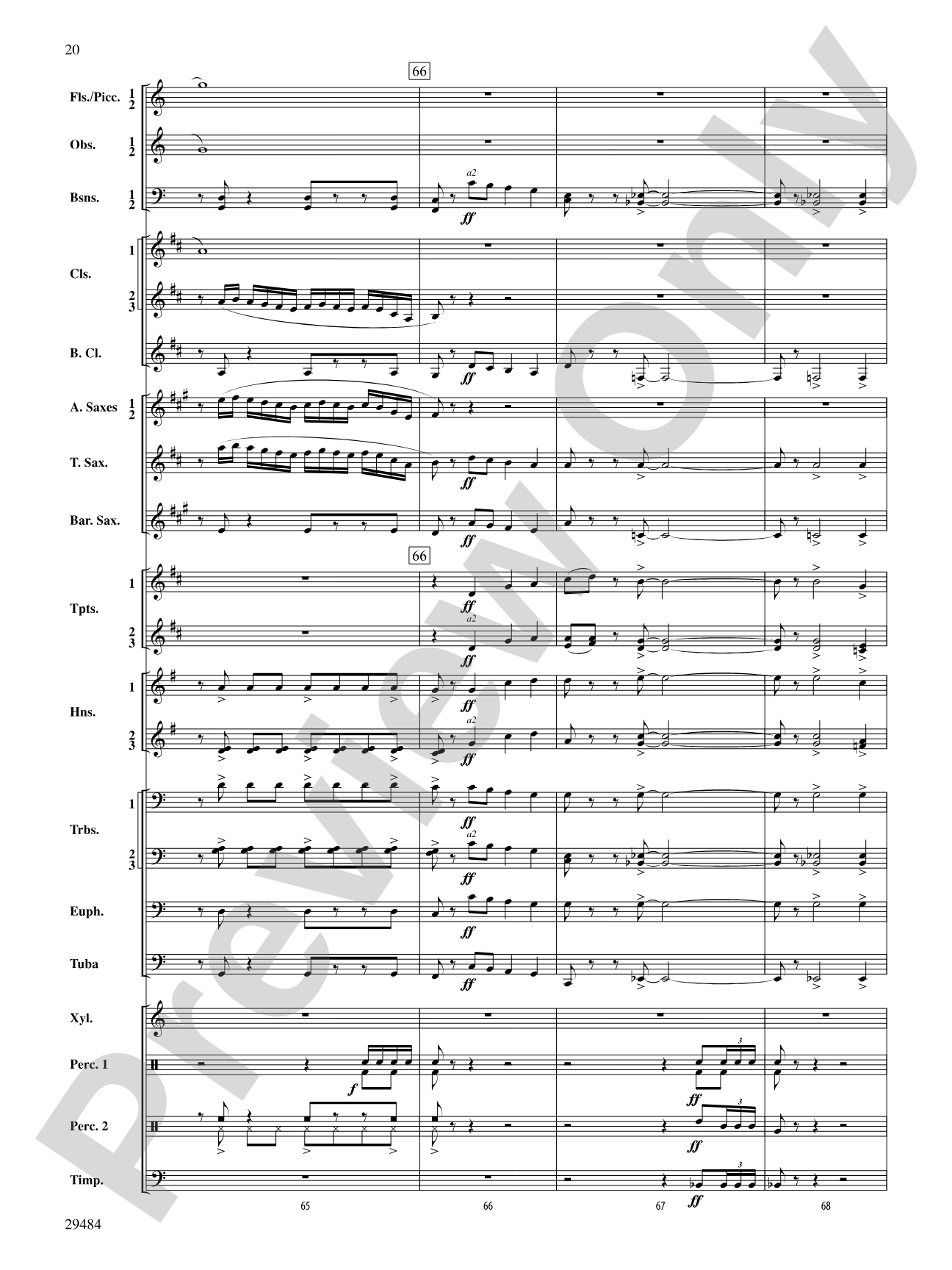 Spirit of Flight: Concert Band Conductor Score & Parts