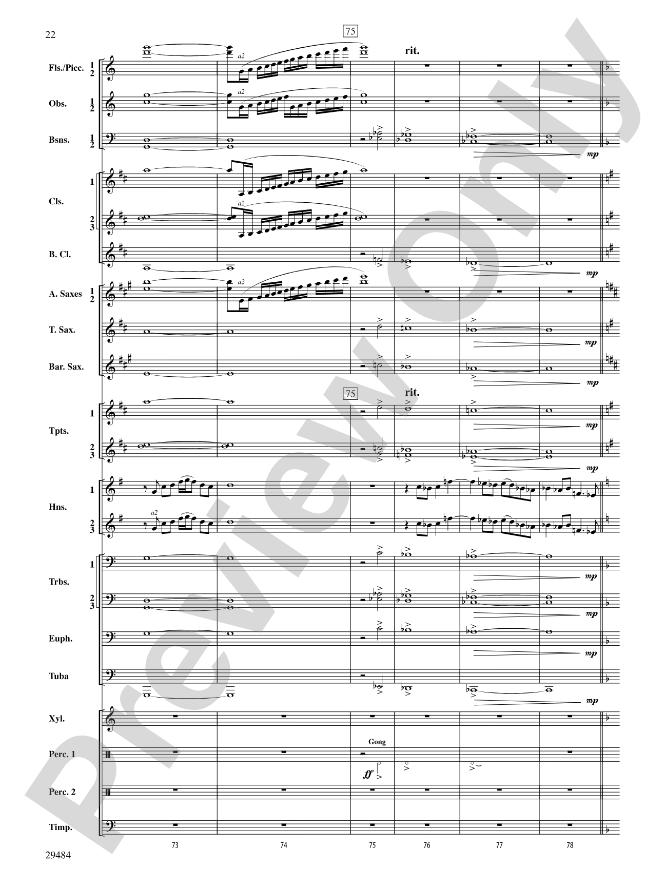 Spirit of Flight: Concert Band Conductor Score & Parts