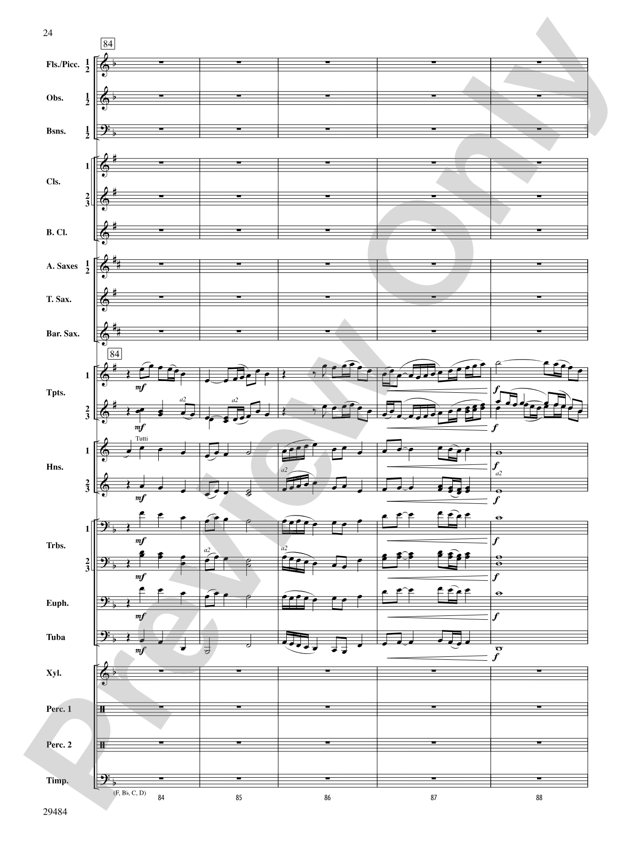 Spirit of Flight: Concert Band Conductor Score & Parts