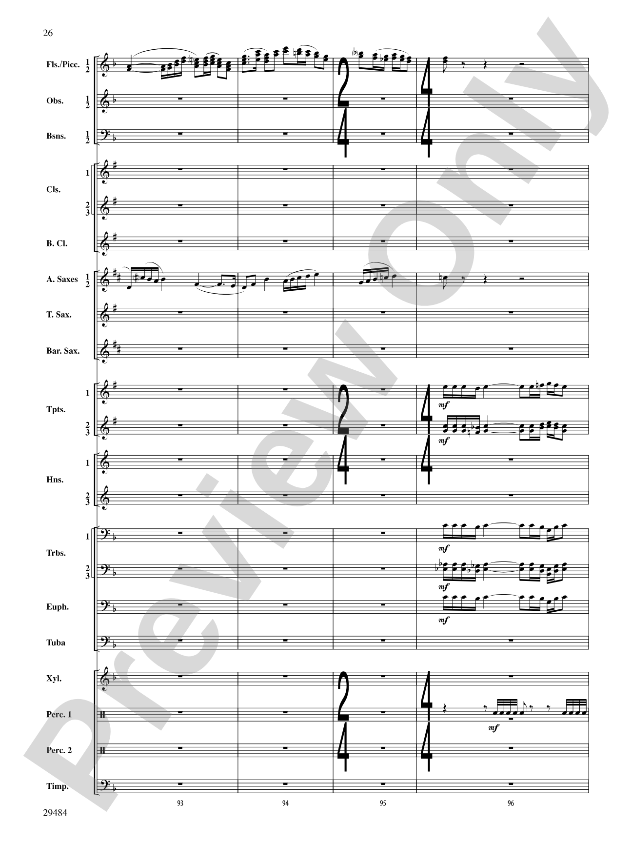 Spirit of Flight: Concert Band Conductor Score & Parts