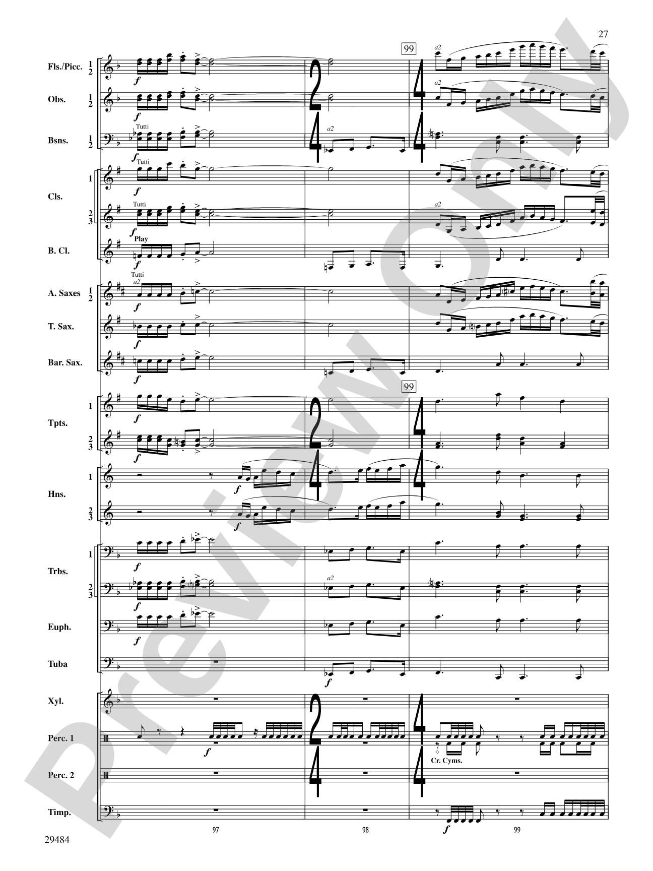 Spirit of Flight: Concert Band Conductor Score & Parts
