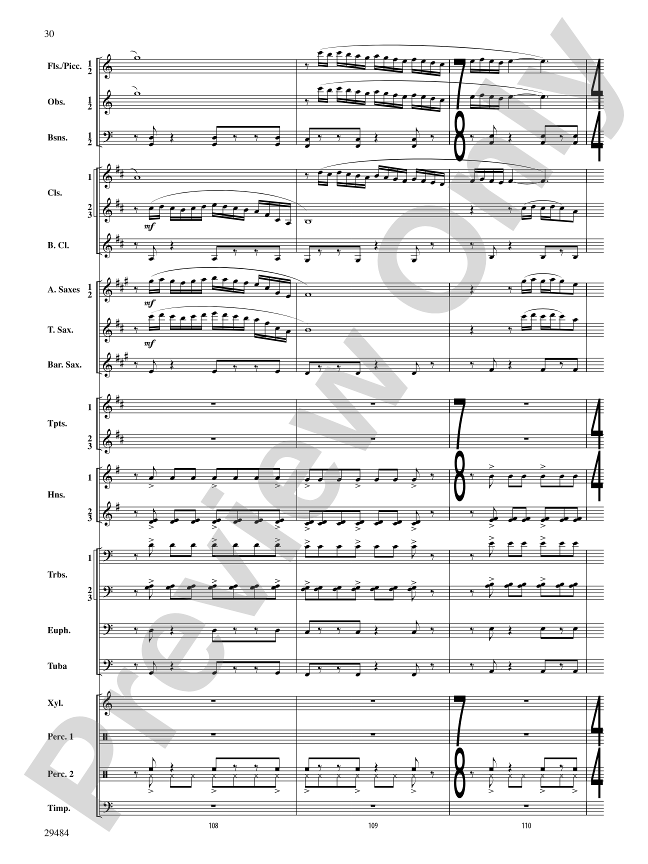 Spirit of Flight: Concert Band Conductor Score & Parts