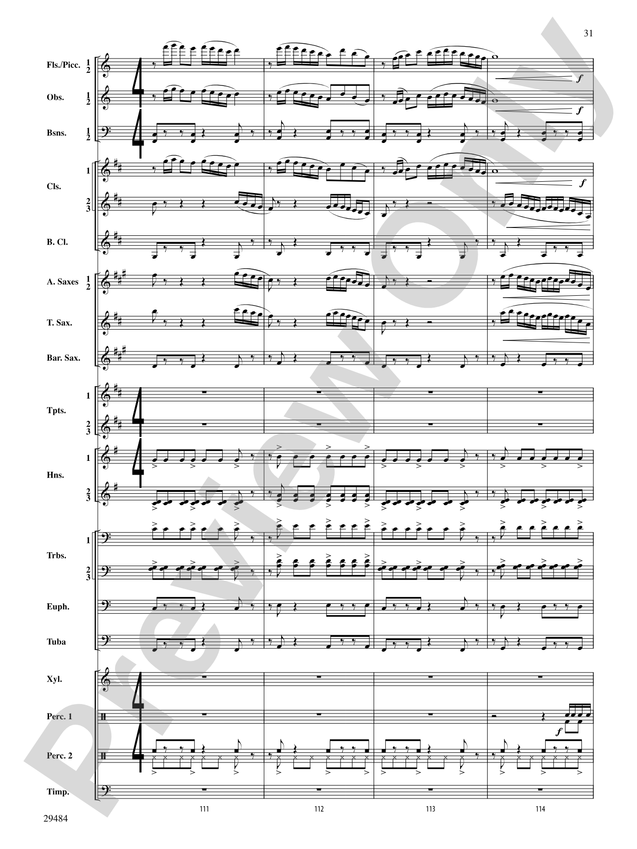 Spirit of Flight: Concert Band Conductor Score & Parts