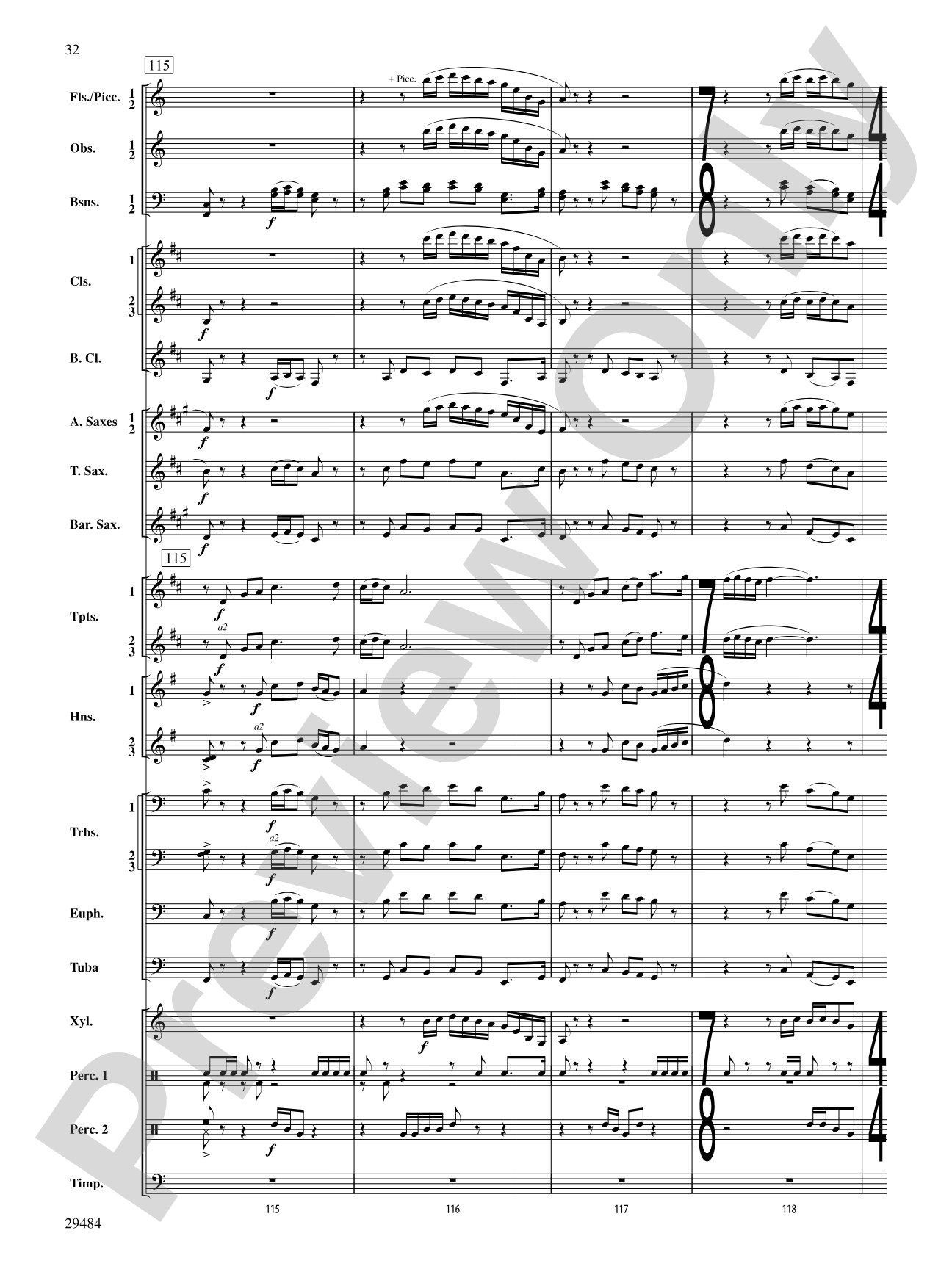 Spirit of Flight: Concert Band Conductor Score & Parts
