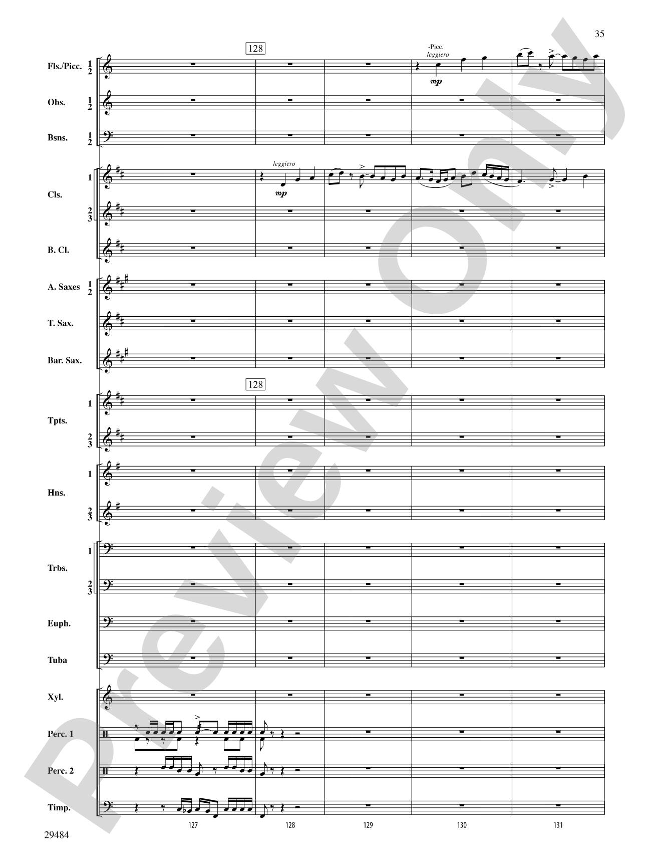 Spirit of Flight: Concert Band Conductor Score & Parts