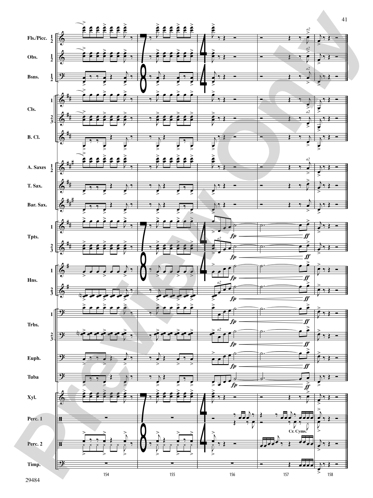 Spirit of Flight: Concert Band Conductor Score & Parts