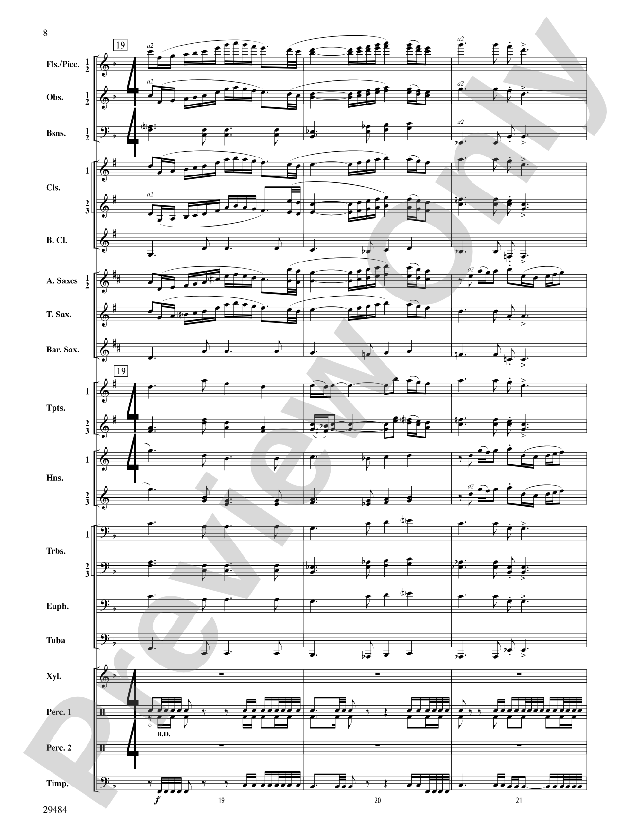 Spirit of Flight: Concert Band Conductor Score & Parts