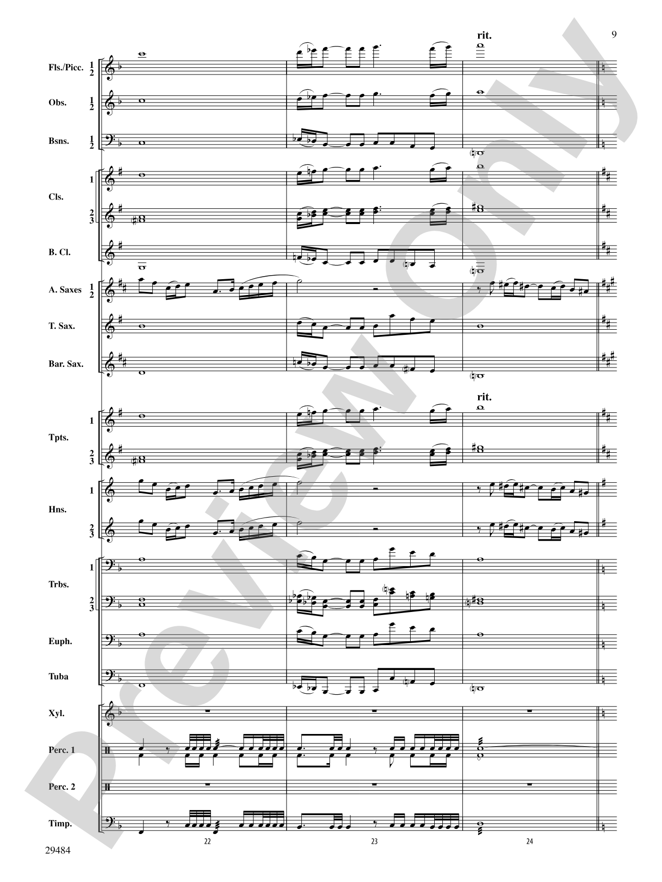 Spirit of Flight: Concert Band Conductor Score & Parts