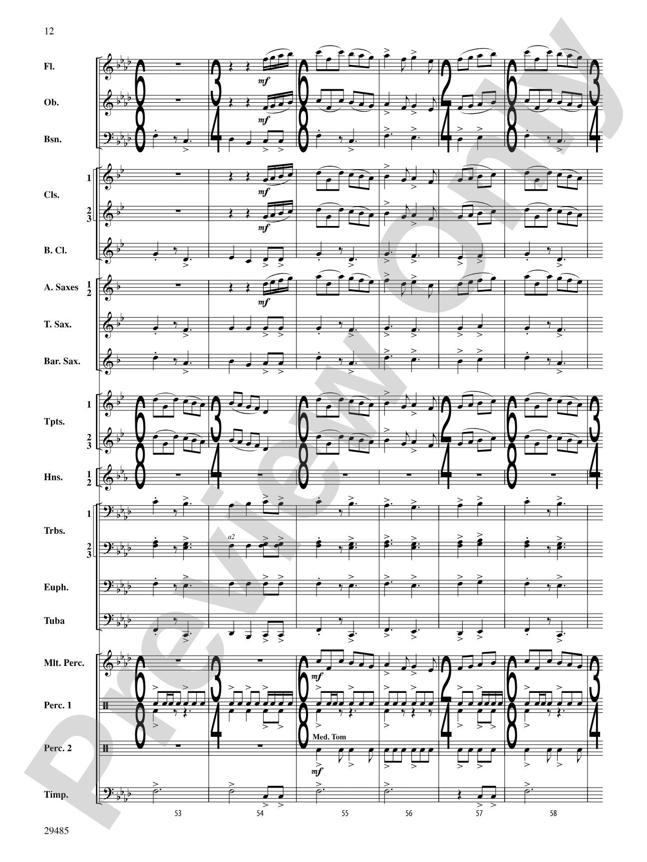 McKenzie River Quest: Concert Band Conductor Score & Parts