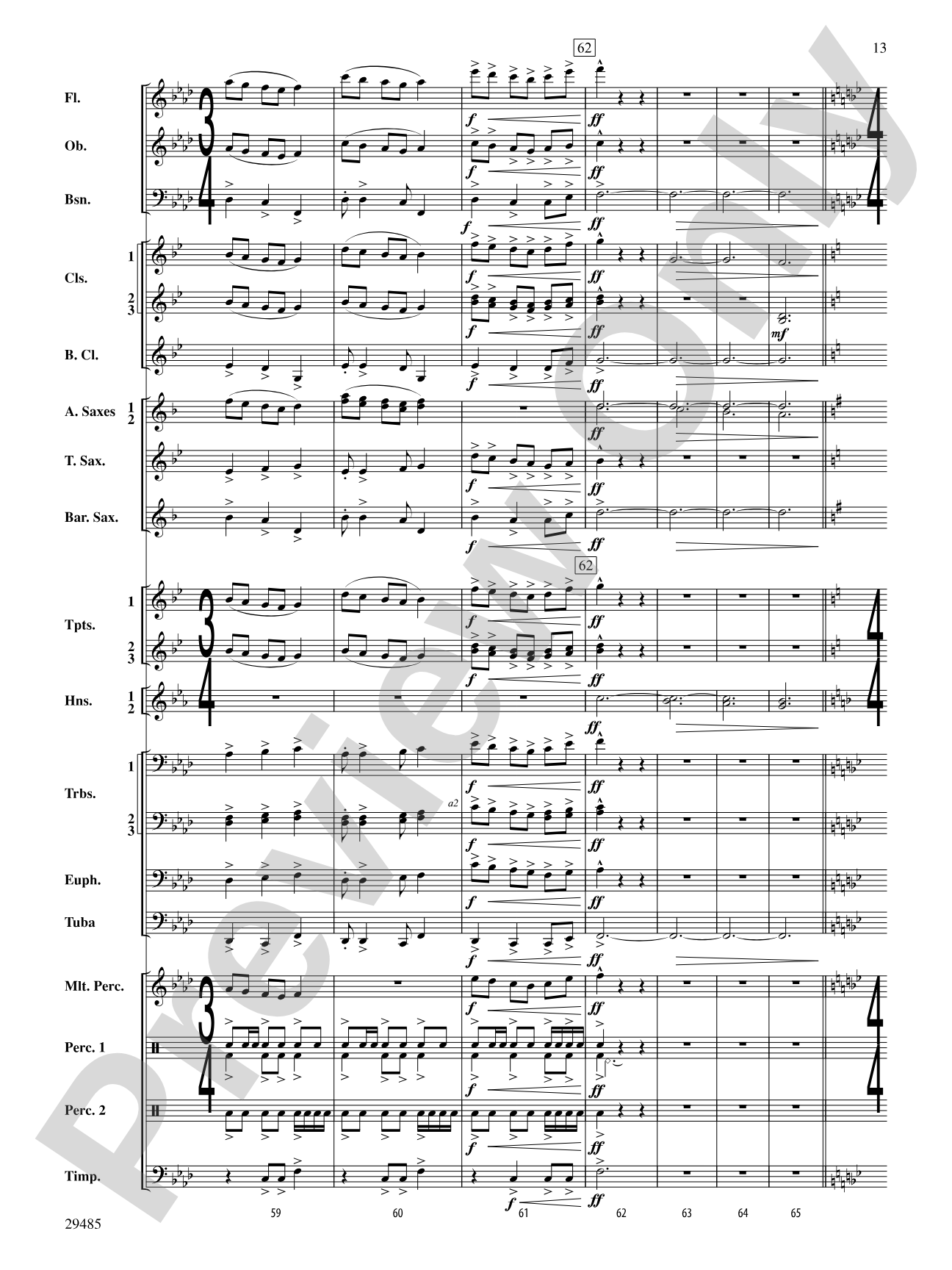 McKenzie River Quest: Concert Band Conductor Score & Parts
