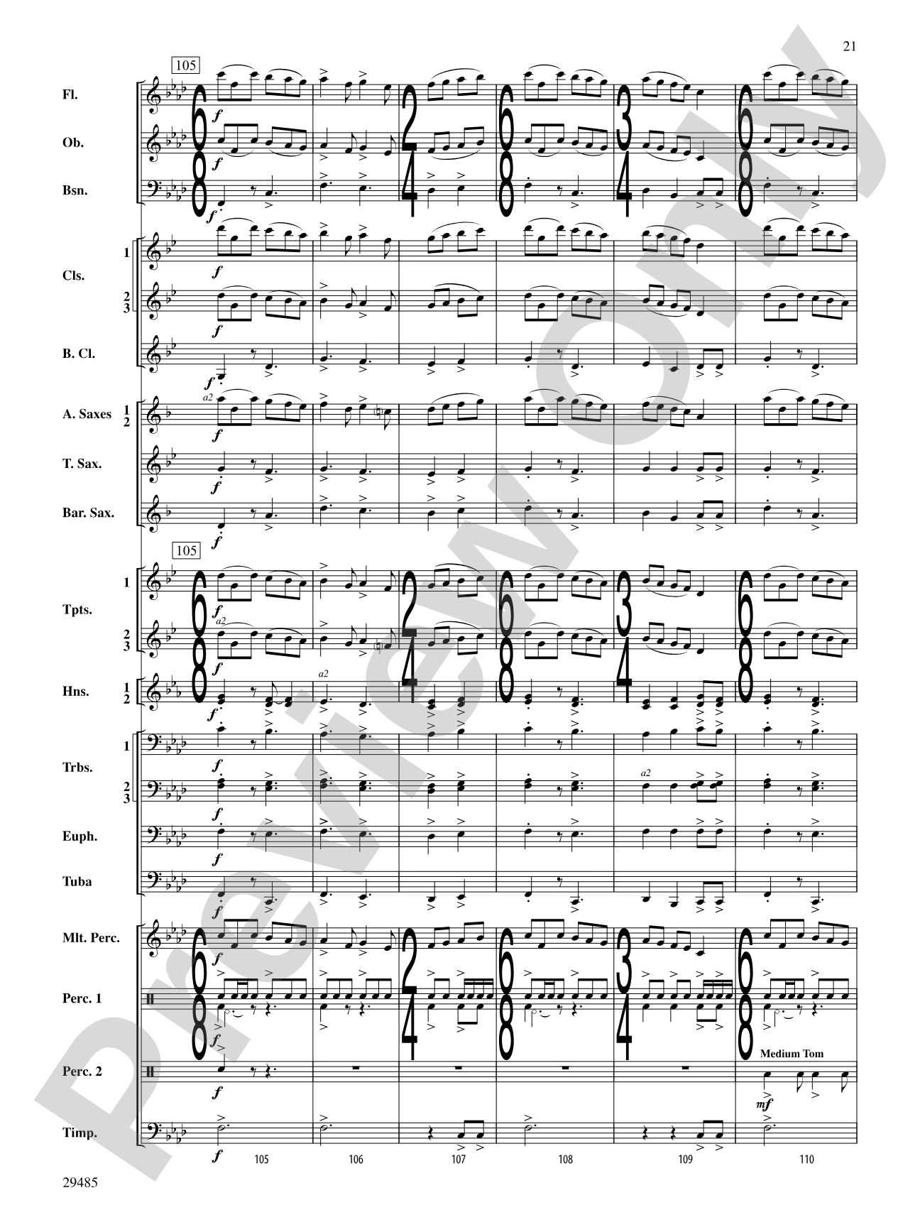 McKenzie River Quest: Concert Band Conductor Score & Parts