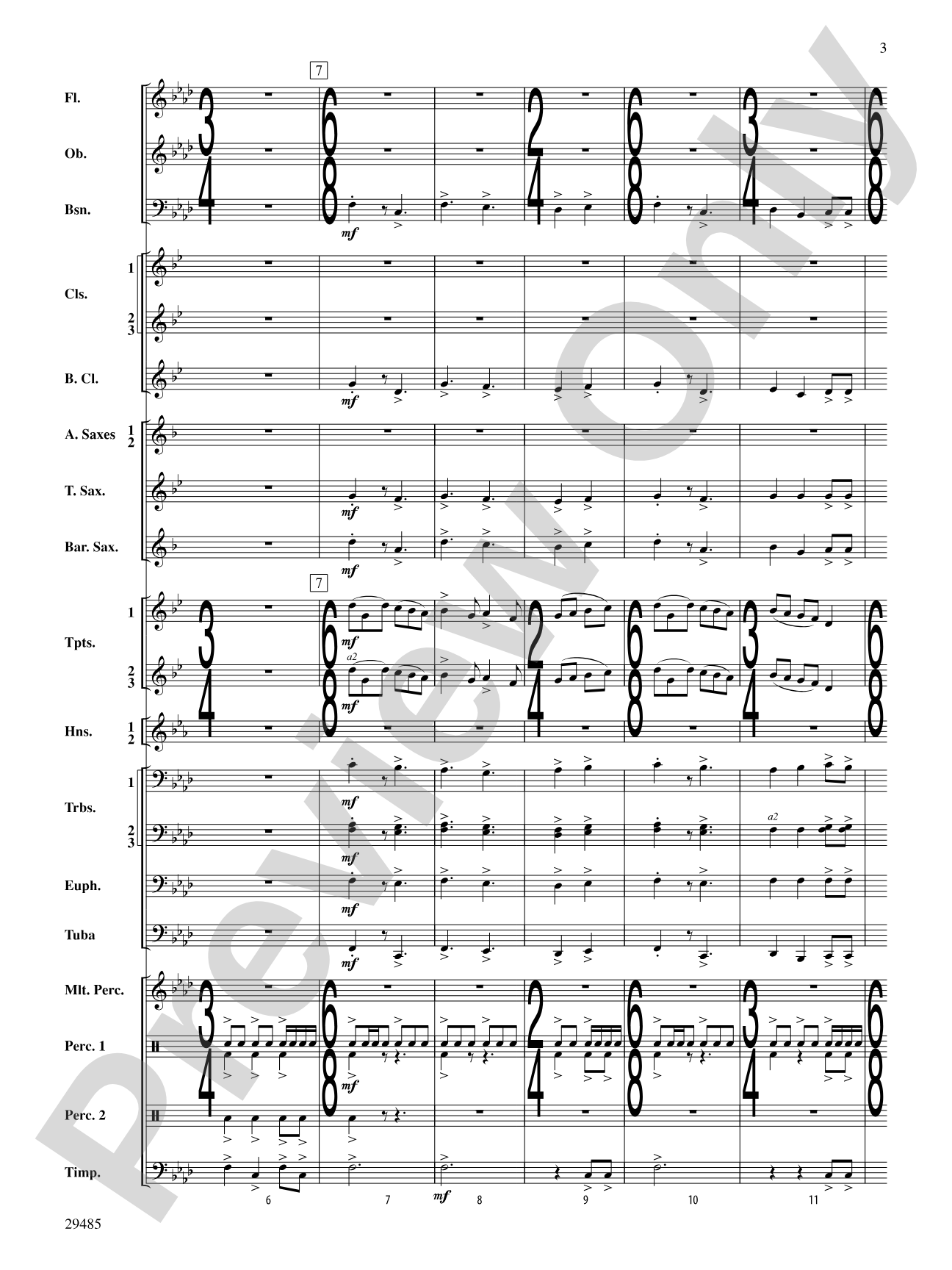 McKenzie River Quest: Concert Band Conductor Score & Parts