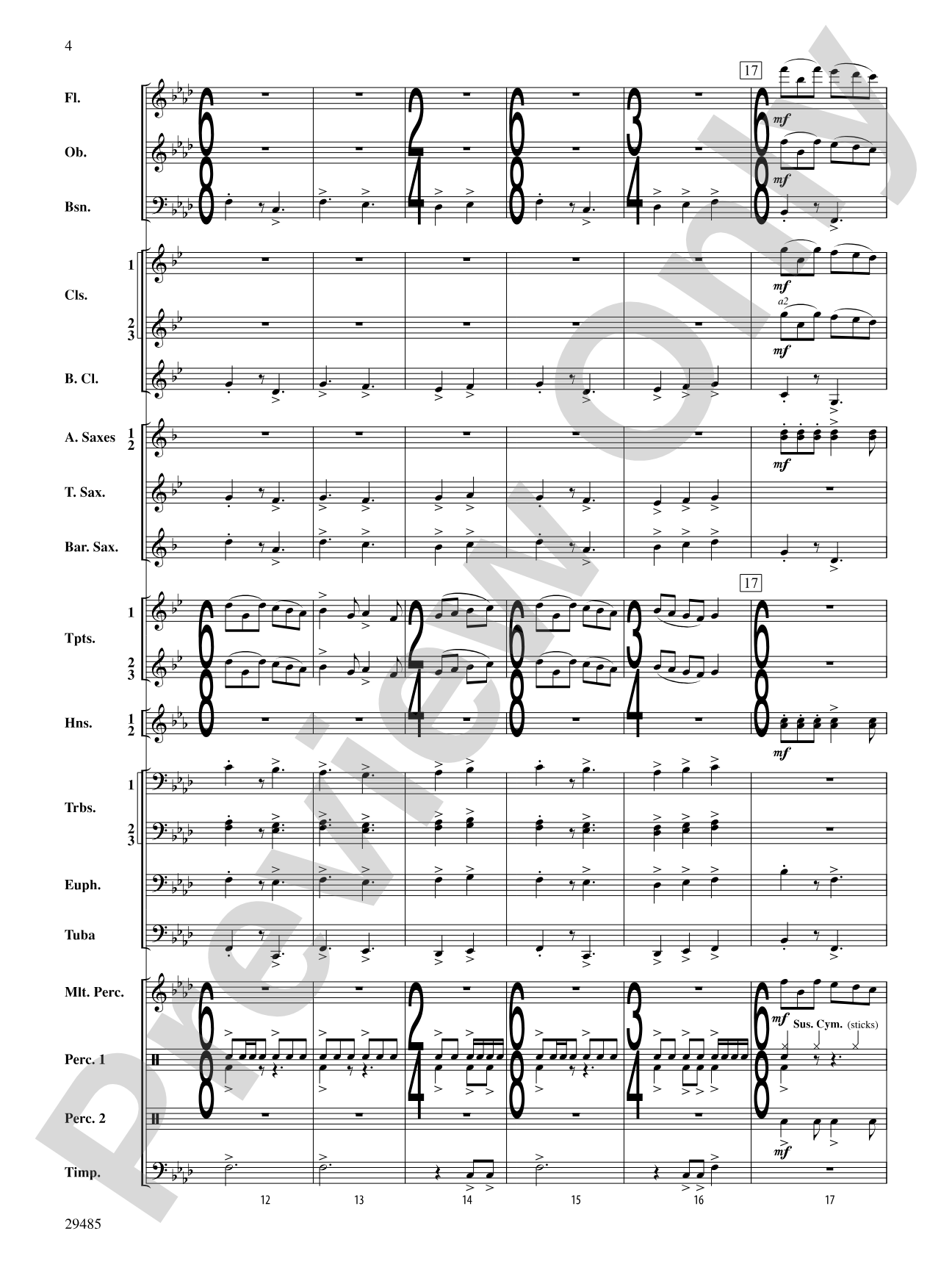 McKenzie River Quest: Concert Band Conductor Score & Parts