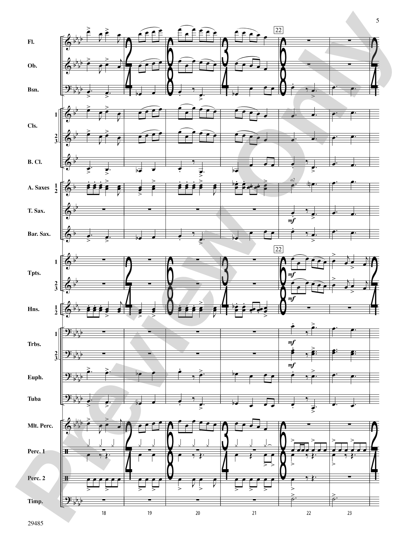 McKenzie River Quest: Concert Band Conductor Score & Parts