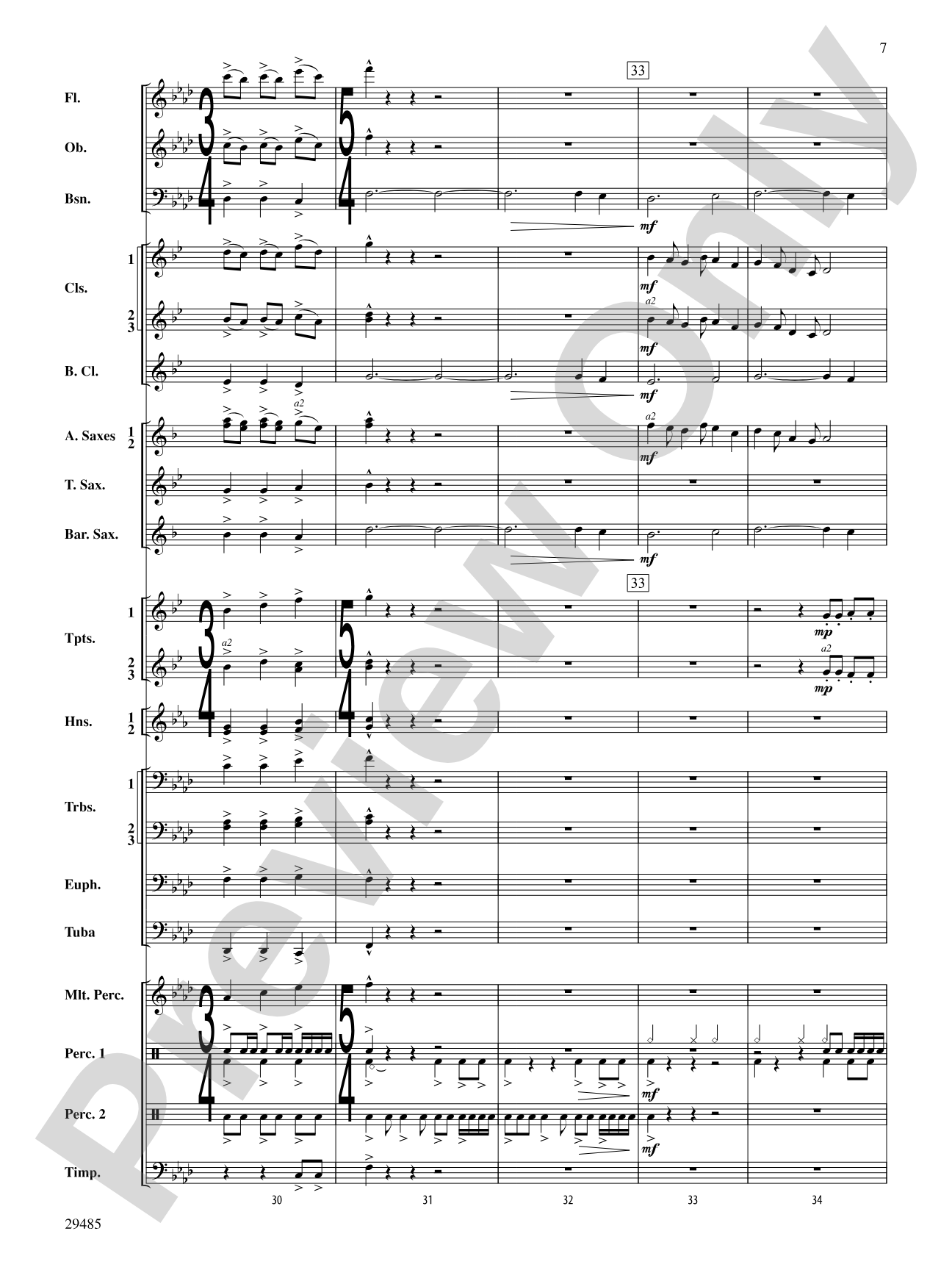 McKenzie River Quest: Concert Band Conductor Score & Parts