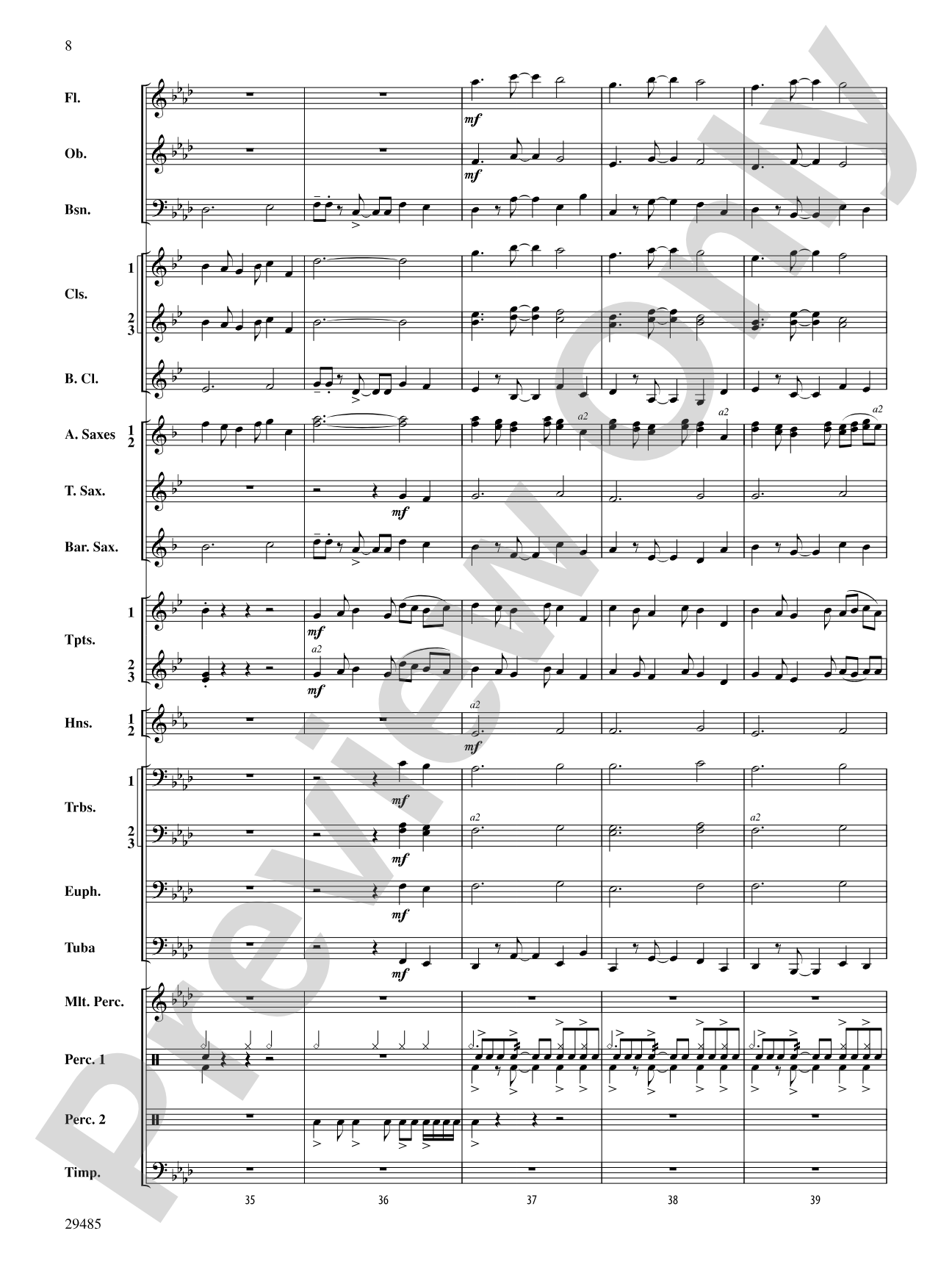 McKenzie River Quest: Concert Band Conductor Score & Parts