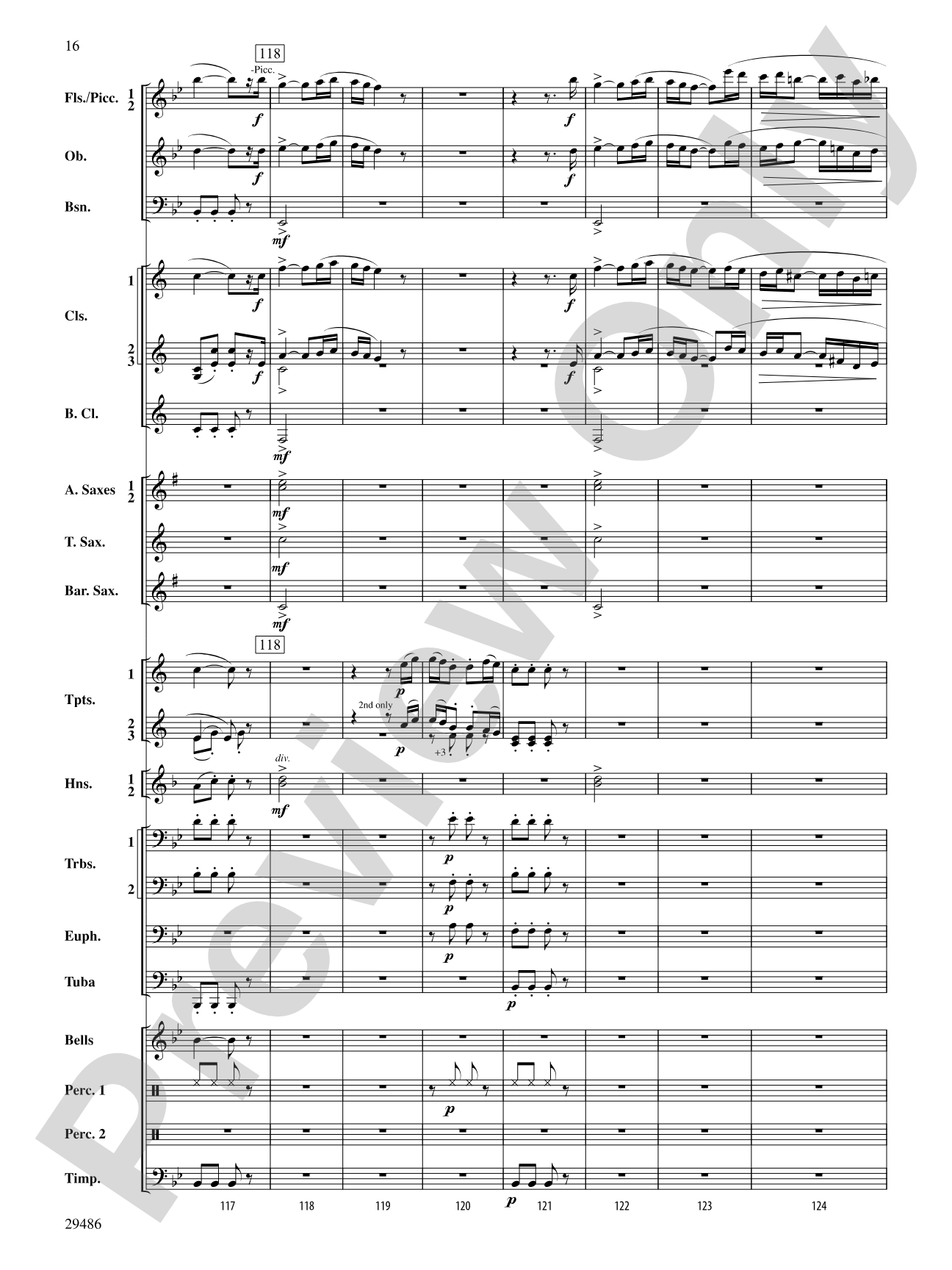 Polka from The Bartered Bride: Concert Band Conductor Score & Parts