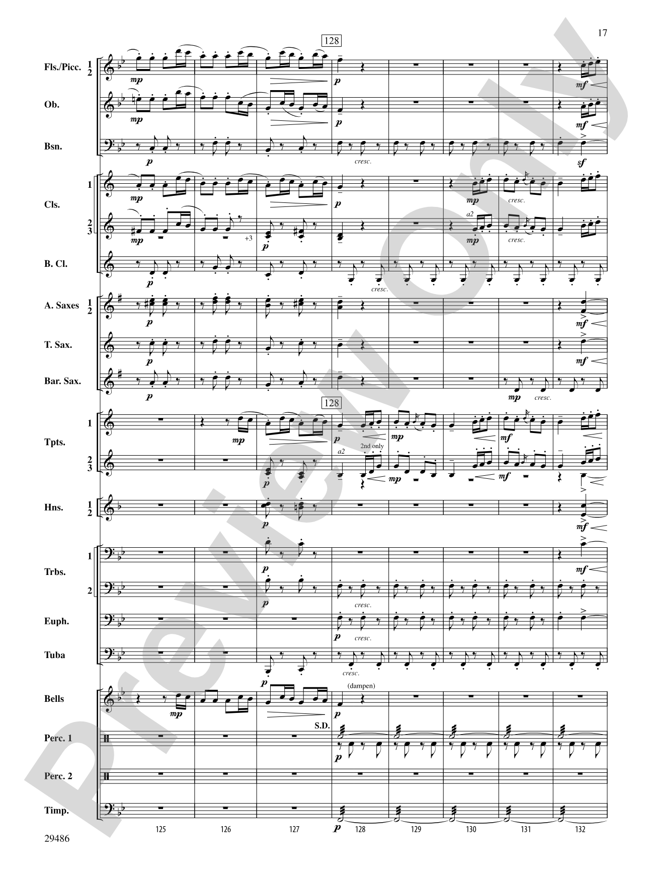 Polka from The Bartered Bride: Concert Band Conductor Score & Parts