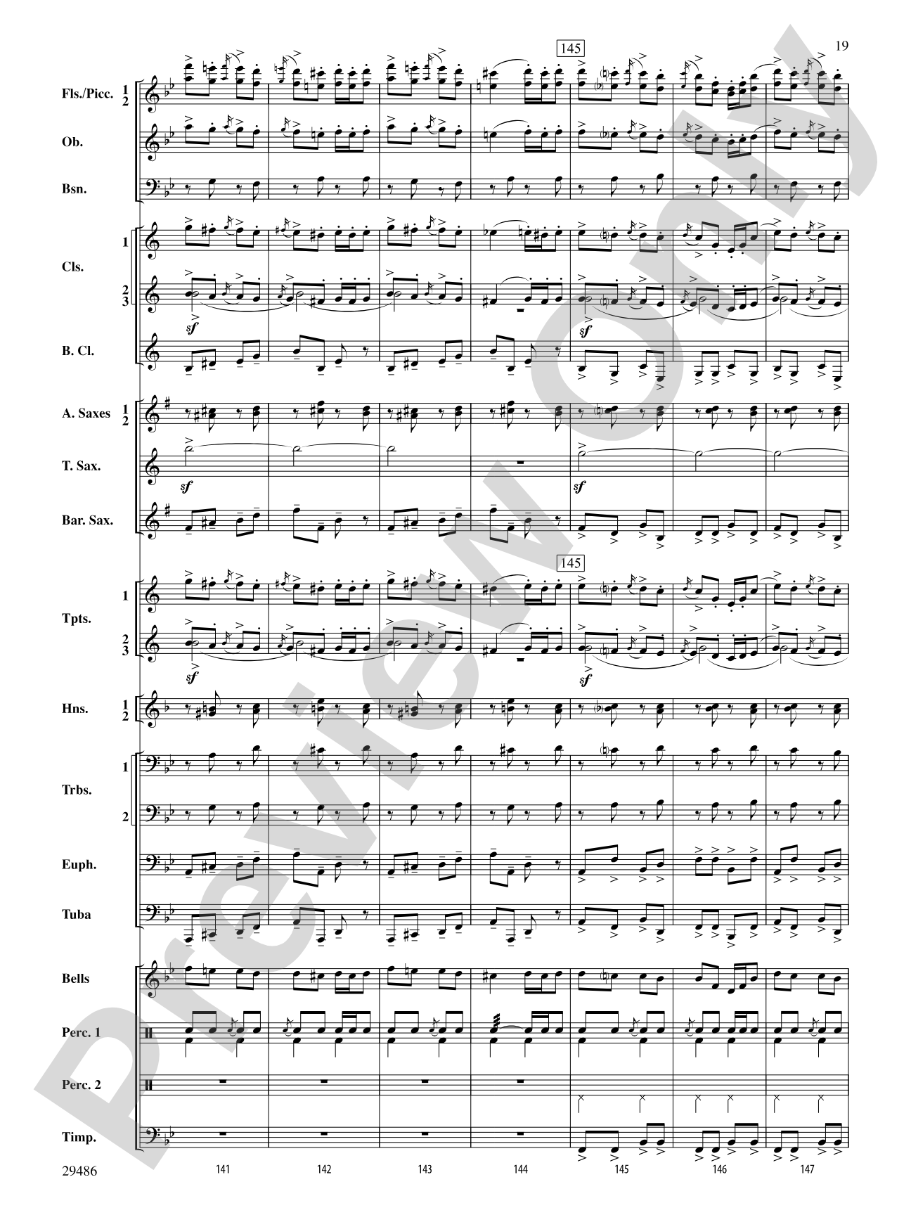 Polka from The Bartered Bride: Concert Band Conductor Score & Parts