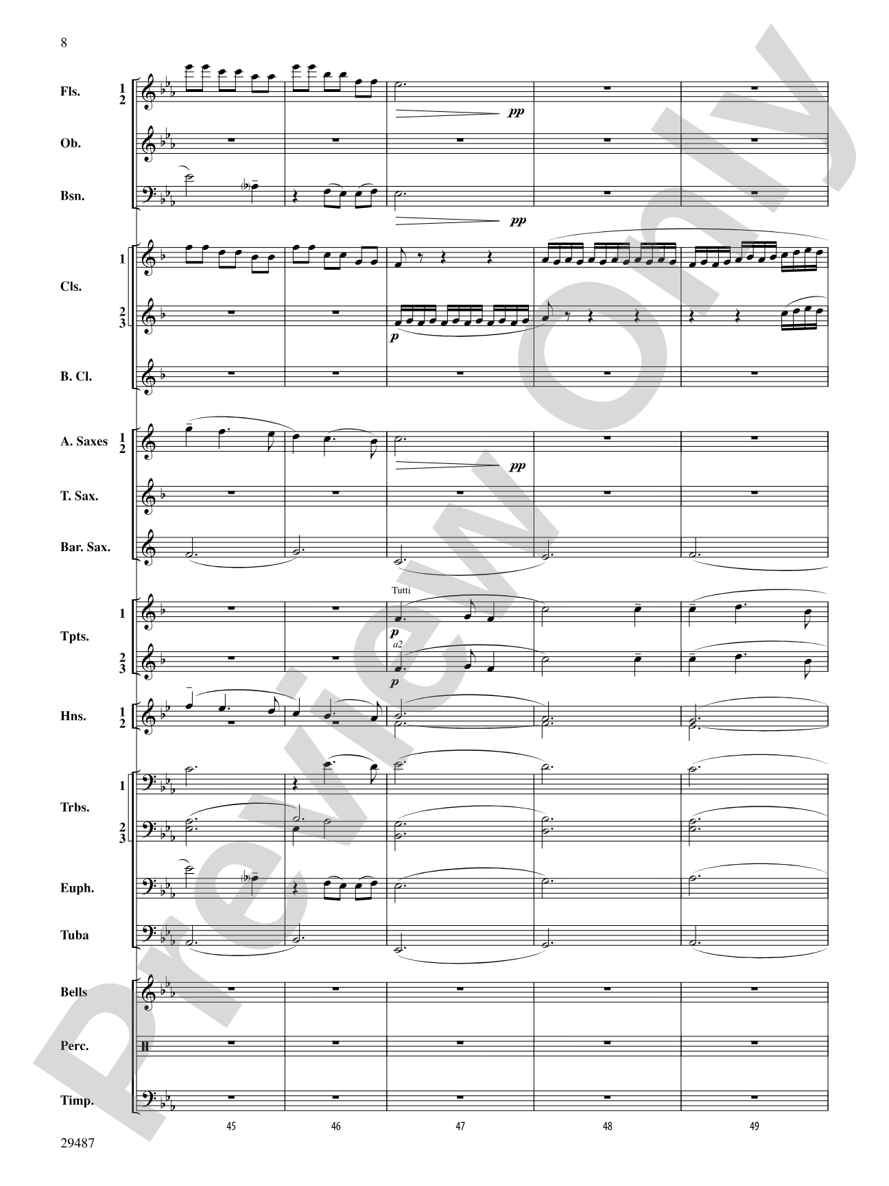 An Unending Legacy: Concert Band Conductor Score & Parts