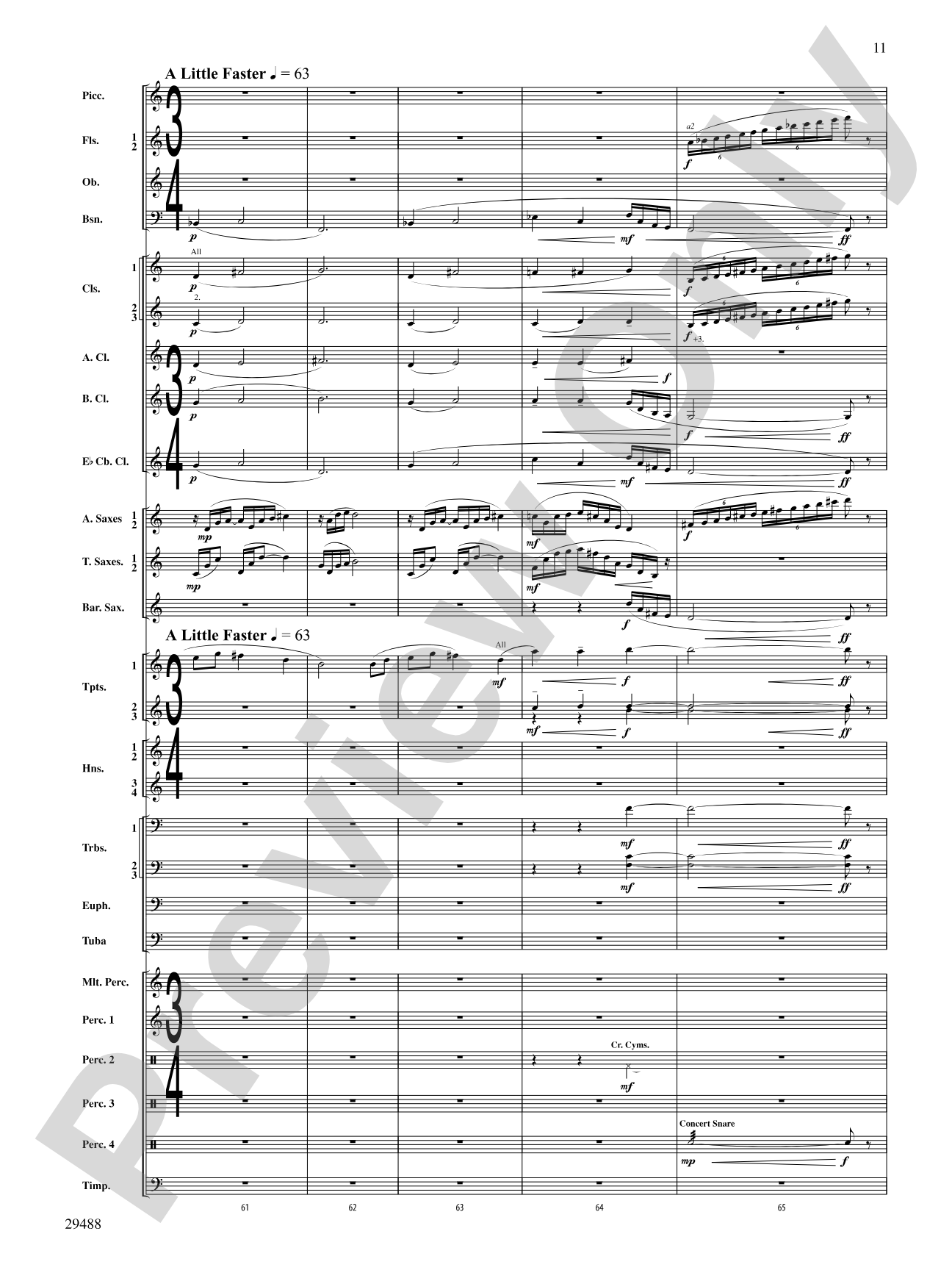 Supplication: Concert Band Conductor Score & Parts