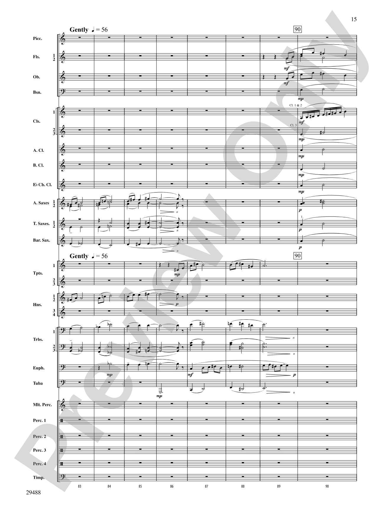 Supplication: Concert Band Conductor Score & Parts