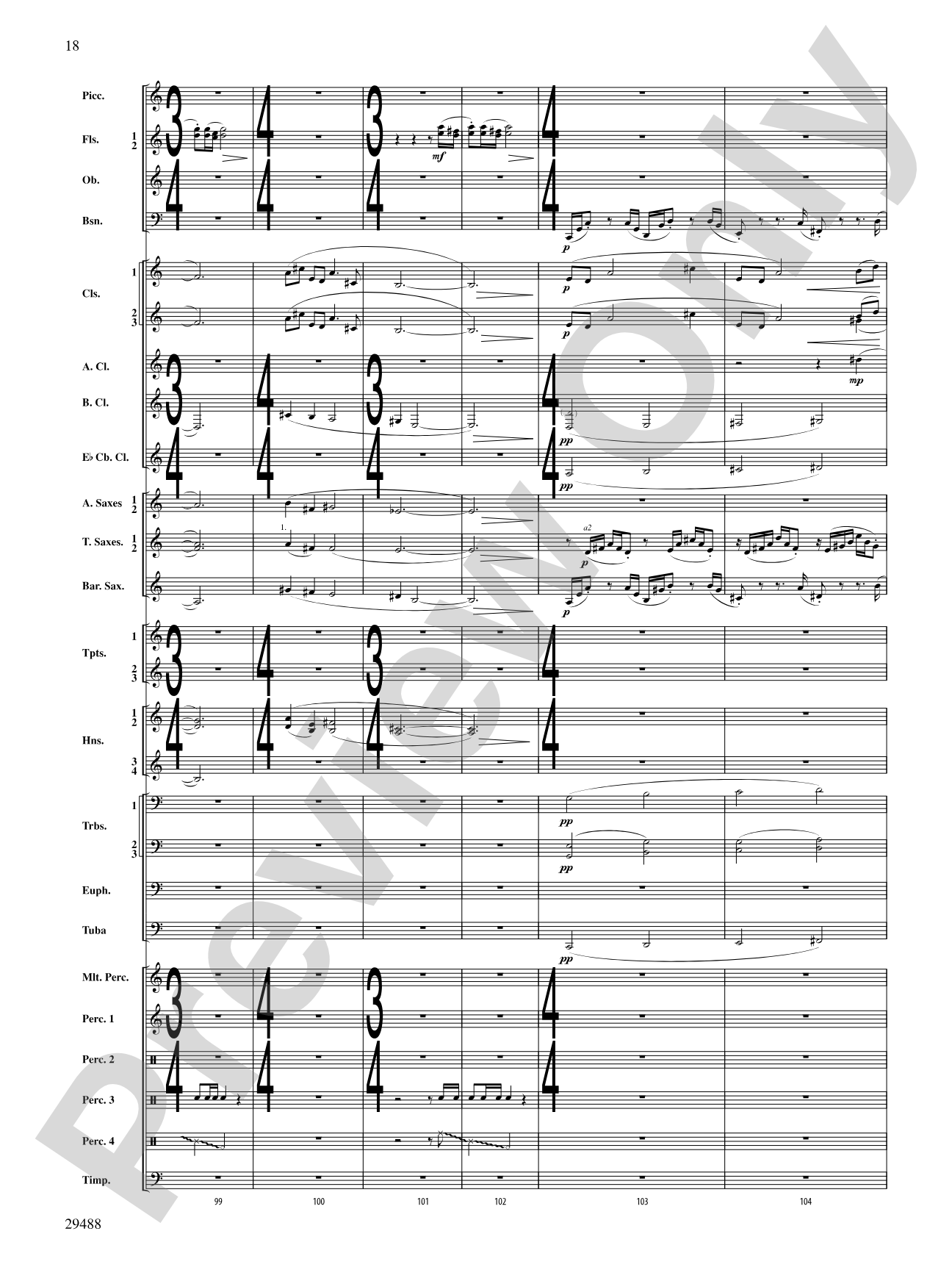 Supplication: Concert Band Conductor Score & Parts