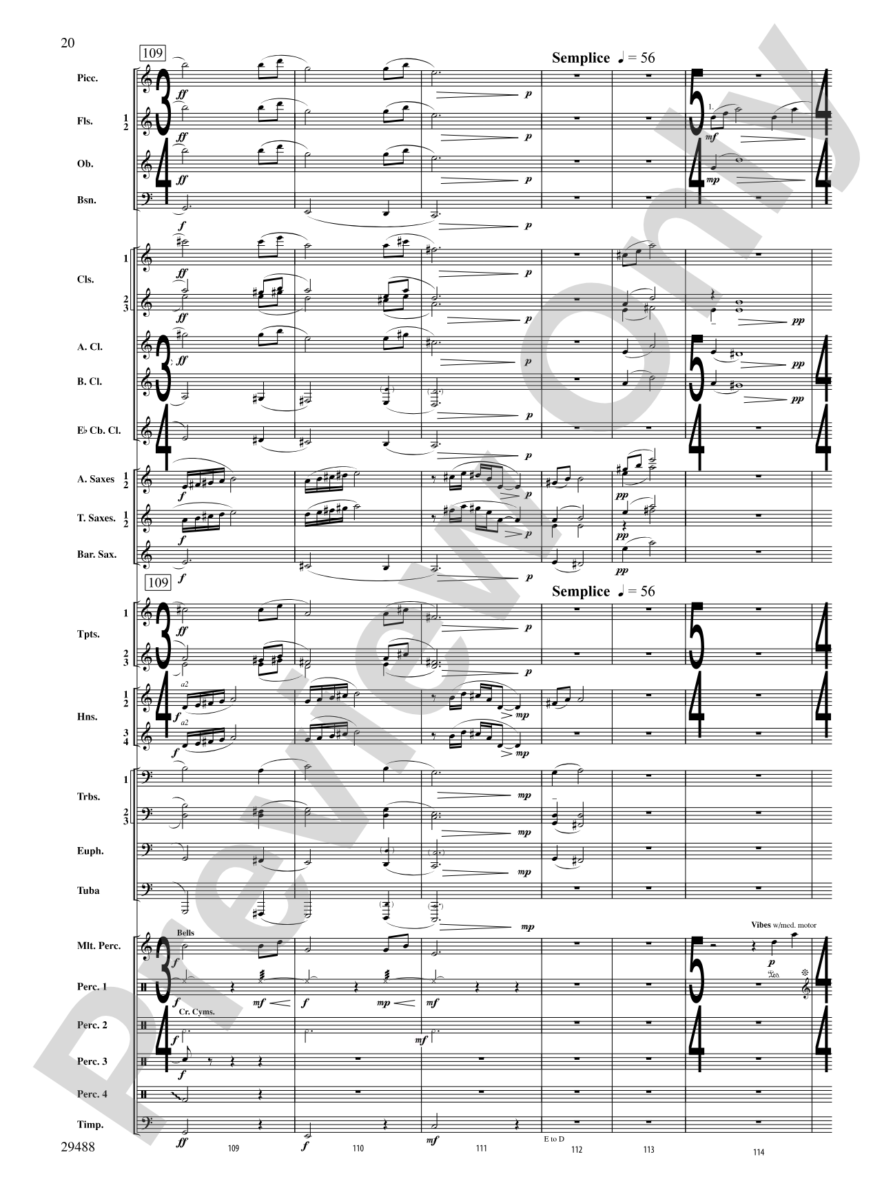 Supplication: Concert Band Conductor Score & Parts